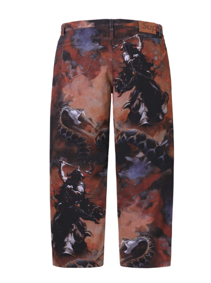 Supreme Supreme Frank Frazetta Loose Fit Jean Size 32 Size US 32 / EU 48 - 2 Thumbnail