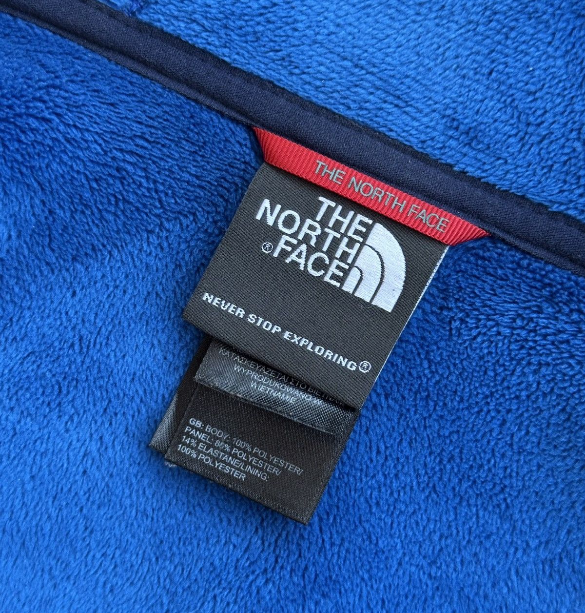 The North Face The North Face Gordon Lyons Hoodie Blue Knit Fleece Jacket Size US L / EU 52-54 / 3 - 13 Thumbnail