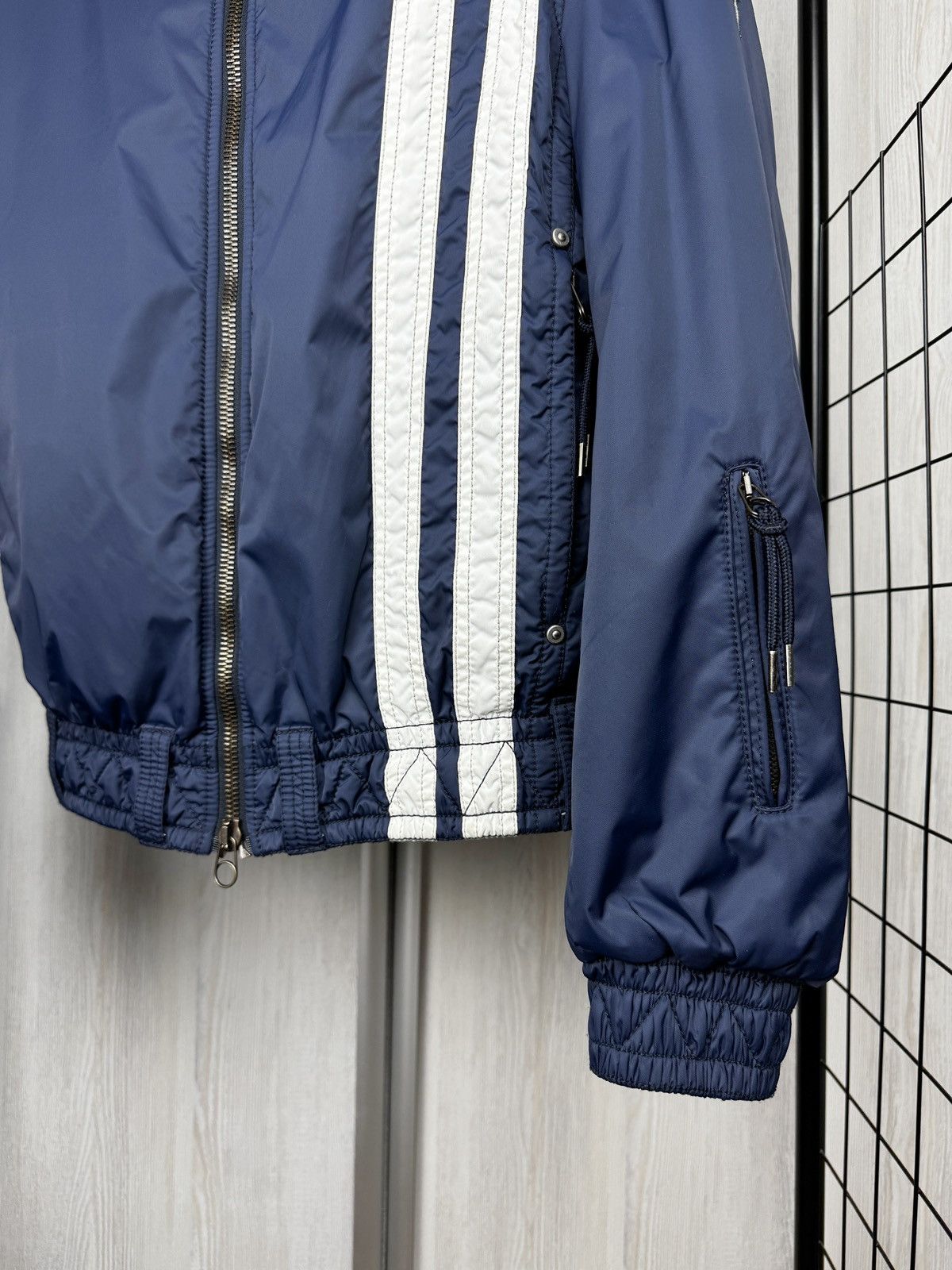 JET SET Jet Set Blue Nylon striped insulated ski jacket Italy sz 2 Size US M / EU 48-50 / 2 - 9 Thumbnail