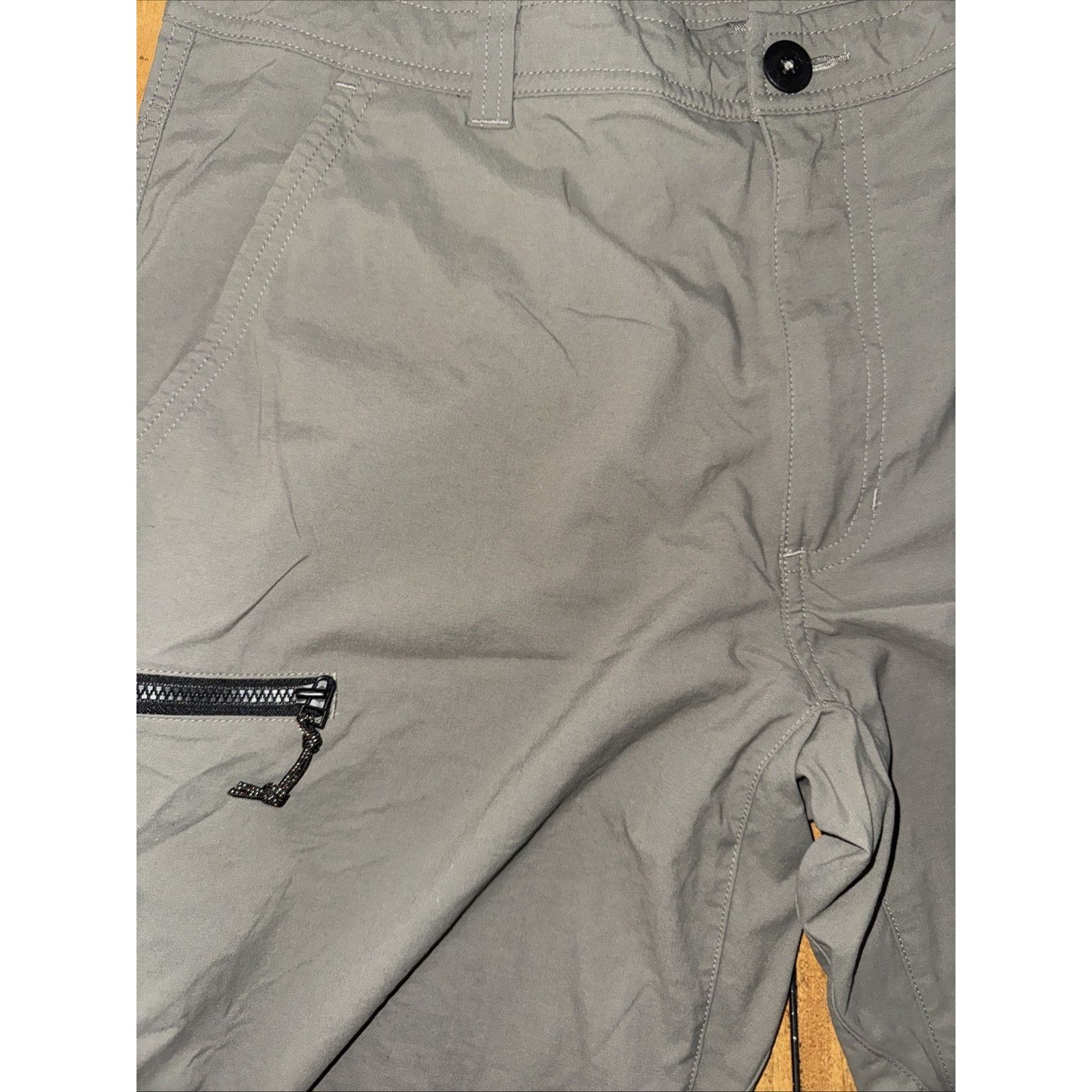 Vintage RIE Cargo Tech Hiking Pants 34x32 Lightweight Olive Toupe Size US 34 / EU 50 - 3 Thumbnail