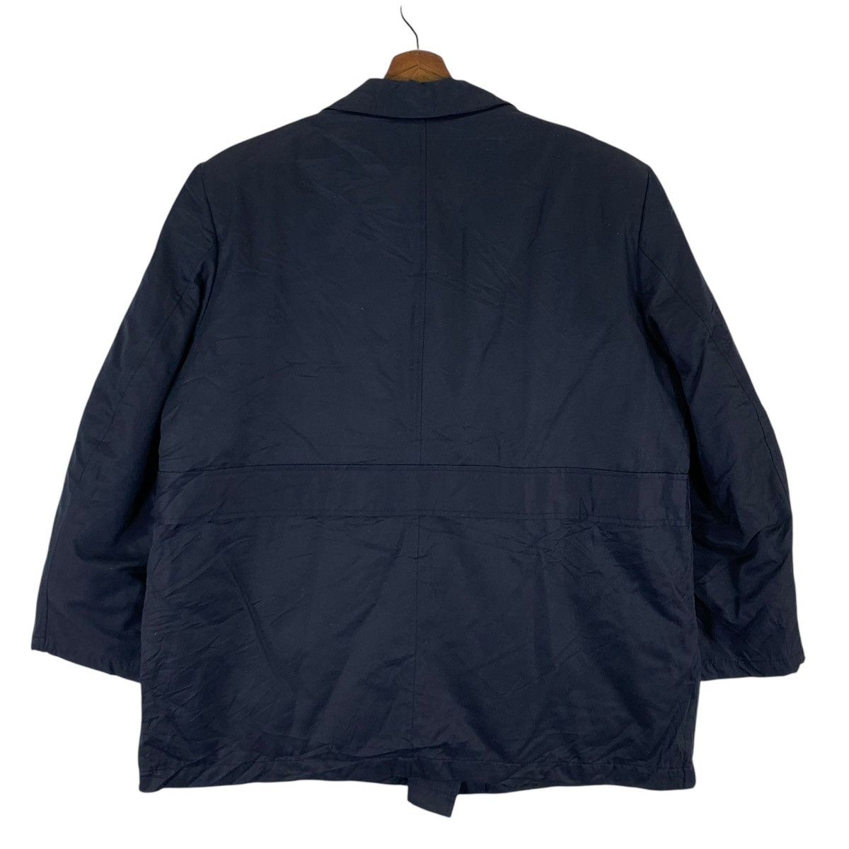 Yohji Yamamoto VINTAGE YOHJI YAMAMOTO RAILWAY COMPANY DOUBLE BREAST COAT Size US L / EU 52-54 / 3 - 8 Thumbnail