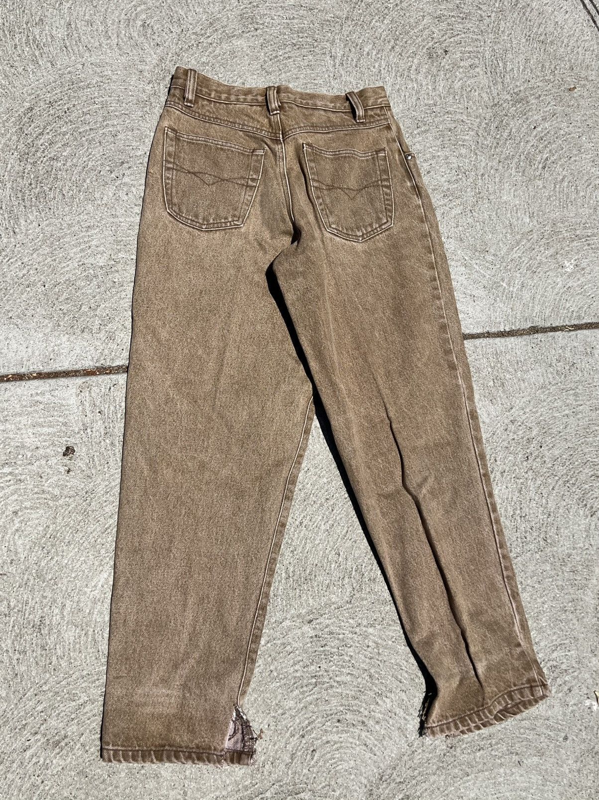 Vintage 90’s 2000’s Y2K VTG Vintage Anchor Blue Workwear Denim Jeans Size 29" - 3 Thumbnail