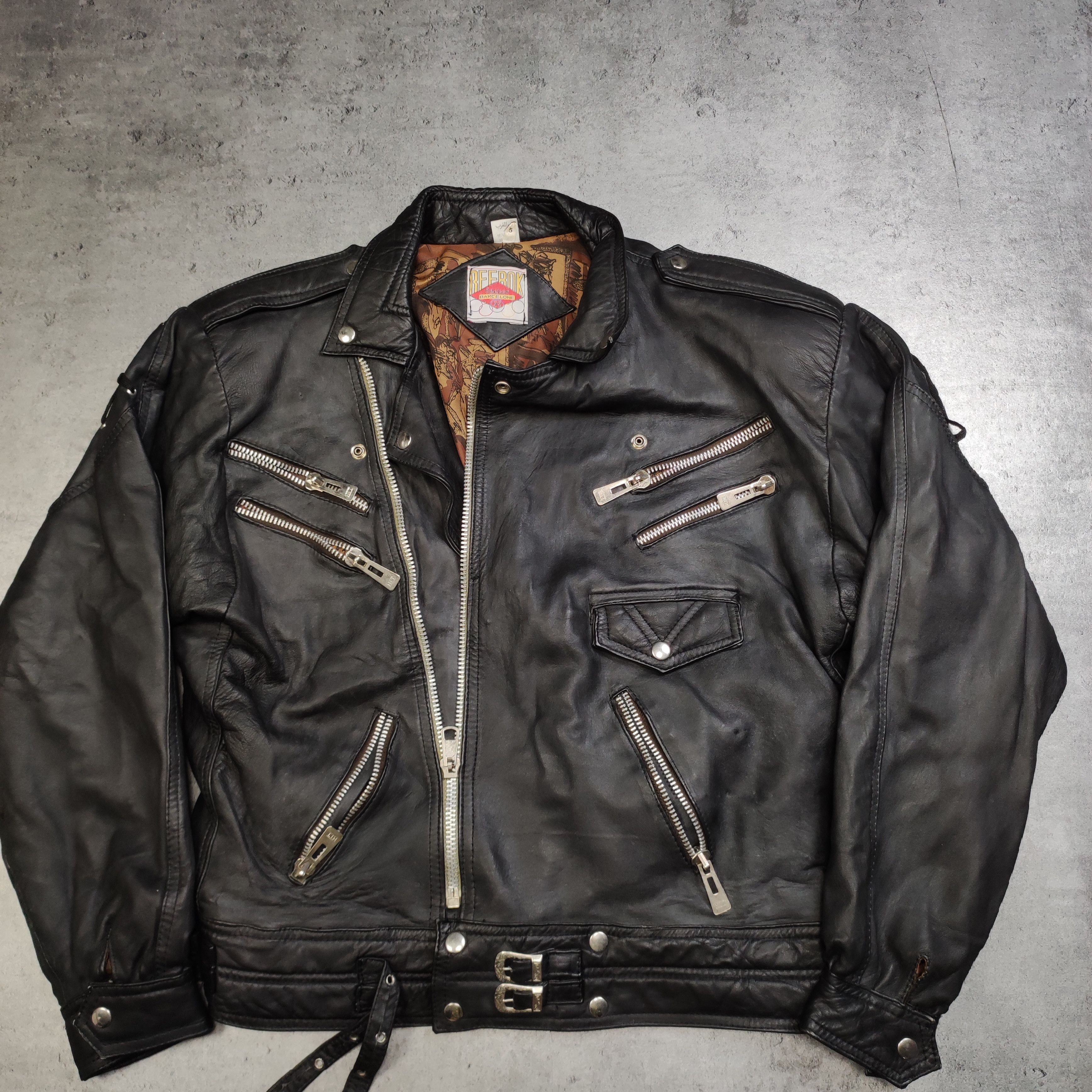Reebok × USA Olympics × Vintage 1/1 Barcelona Olimpic Games 1992 Reebok Leather Jacket Size US M / EU 48-50 / 2 - 3 Thumbnail