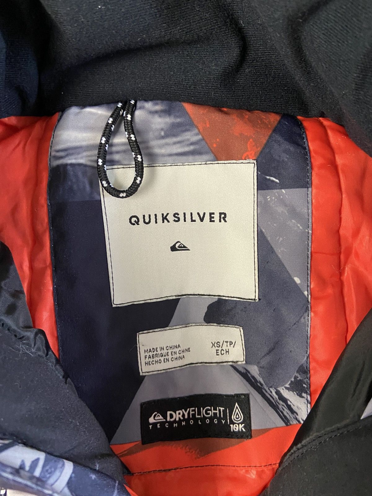 Quiksilver Quiksilver Ski/Snowboard Jacket with Geometric print Size US XS / EU 42 / 0 - 3 Thumbnail