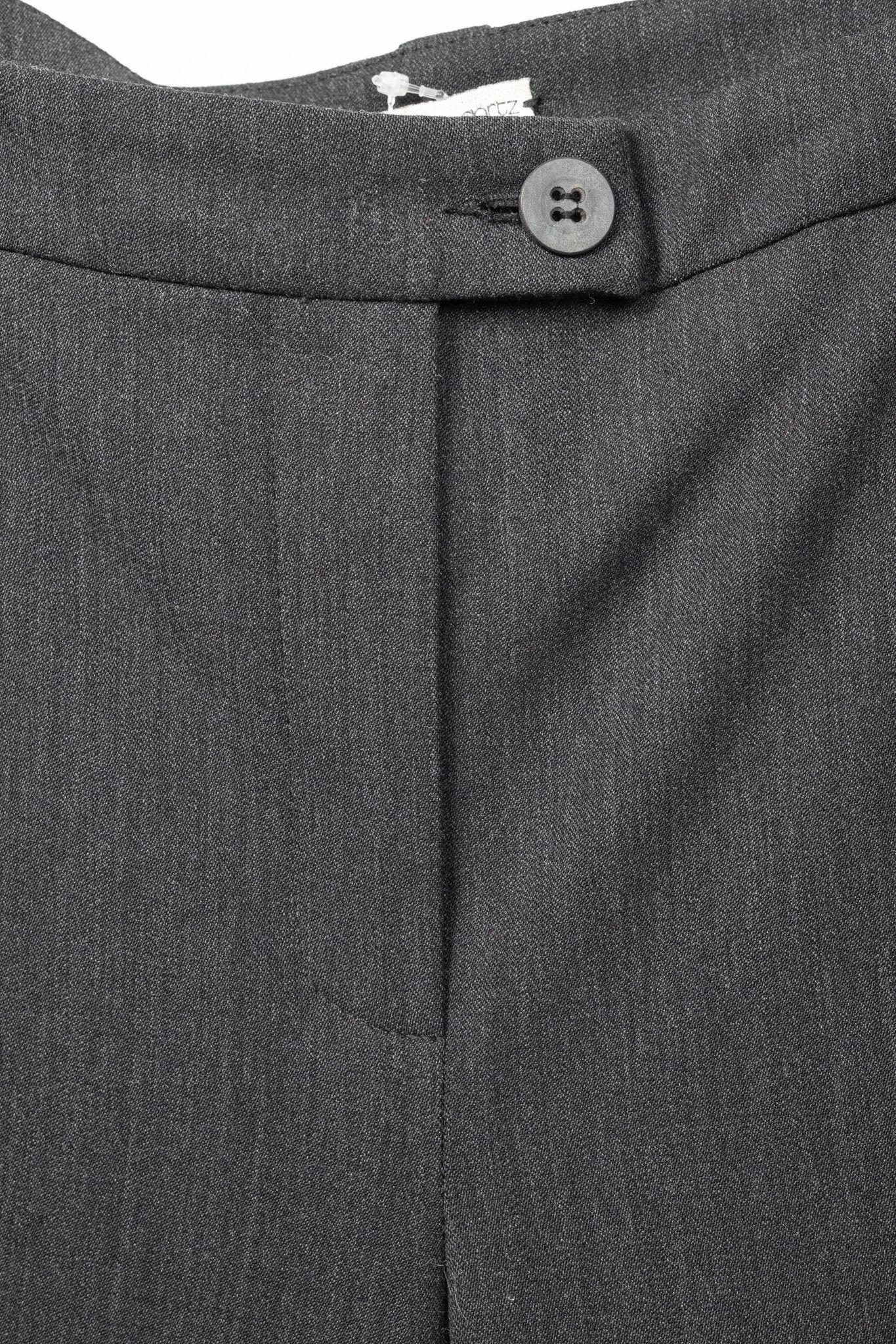 Annette Gortz Annette Gortz AW13 "Only" Wool-Flannel Knit-Trim Trousers Size 34" / US 12 / IT 48 - 6 Thumbnail