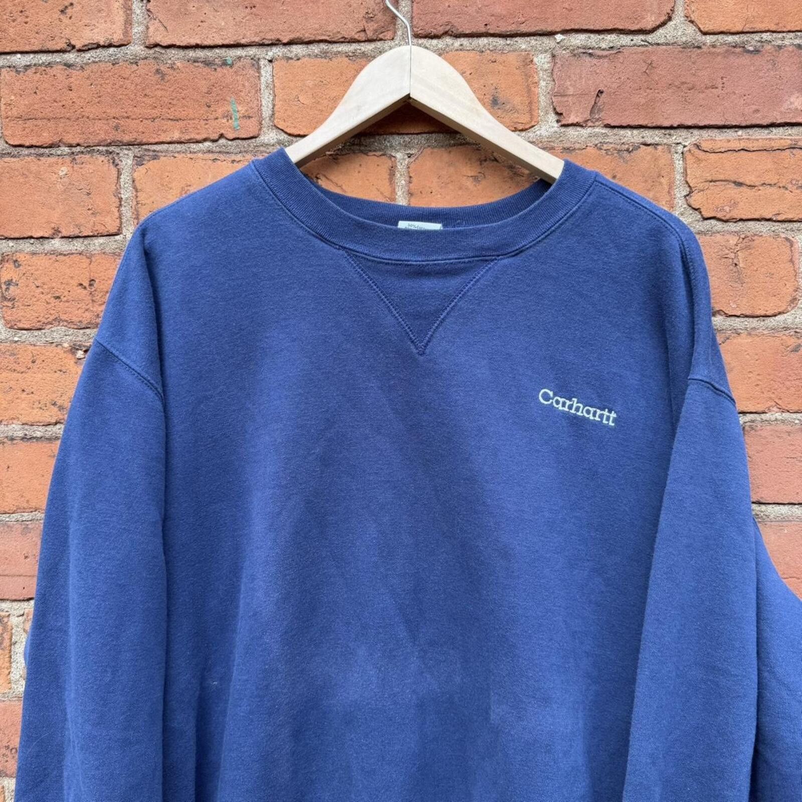 Carhartt Vintage carhartt crewneck sweatshirt 00s XL Size US XL / EU 56 / 4 - 2 Thumbnail