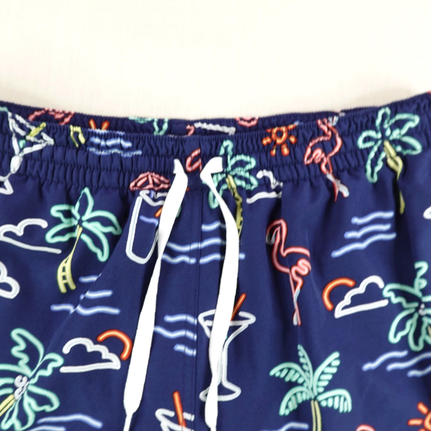 Chubbies Chubbies Swim Trunks Men Large Blue Island Lined Bathing Suit Beach Swimming UPF Size 42R - 2 Thumbnail