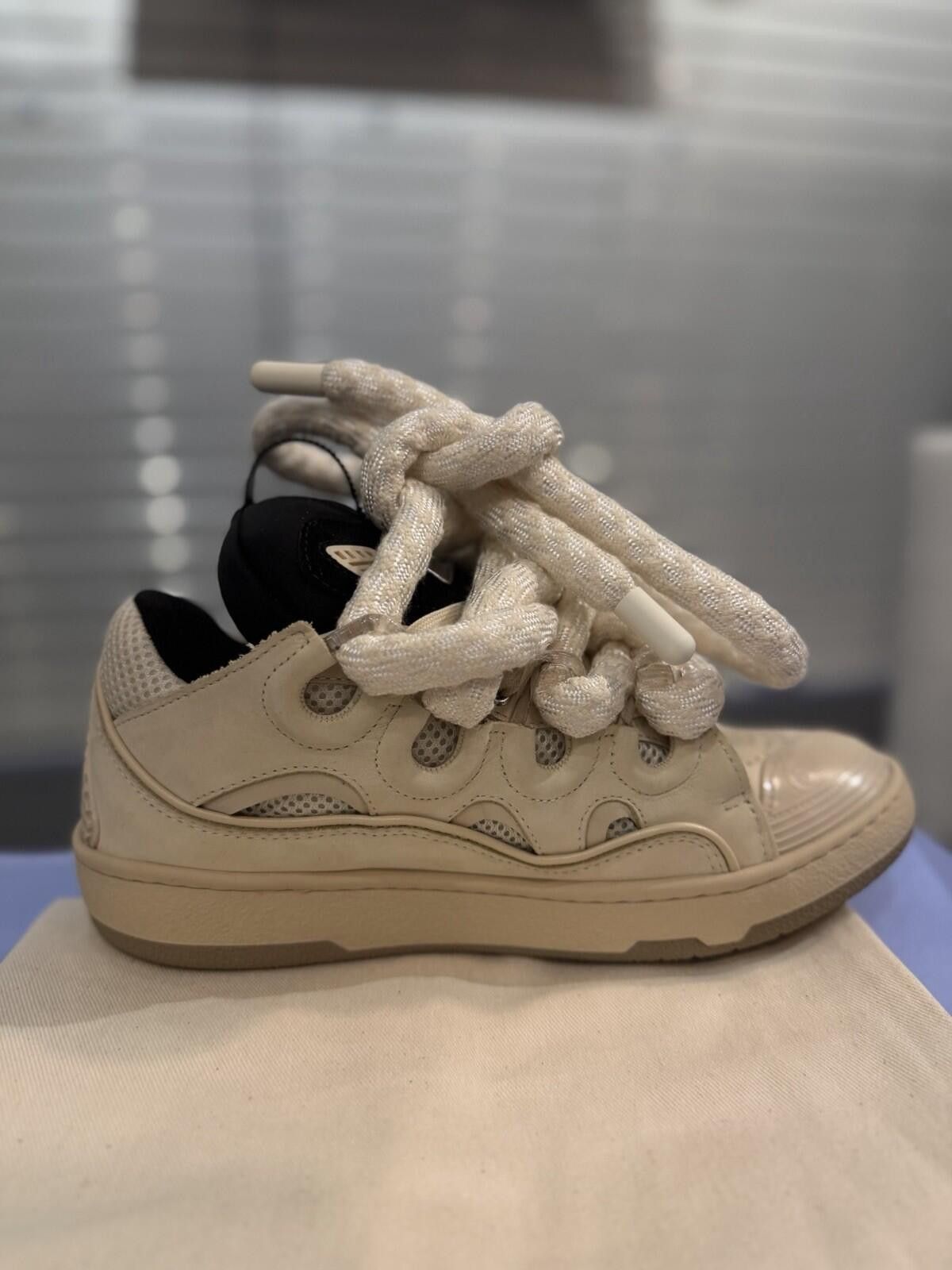 Lanvin Lanvin Curb Sneakers Tan Color Way Size 39EU/6US/5UK Size US 6 / EU 39 - 9 Thumbnail