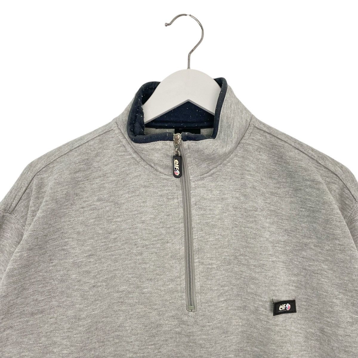Other Vintage ELF Quater Zipper Sweatshirt Grey Pullover Size L Size US L / EU 52-54 / 3 - 4 Thumbnail