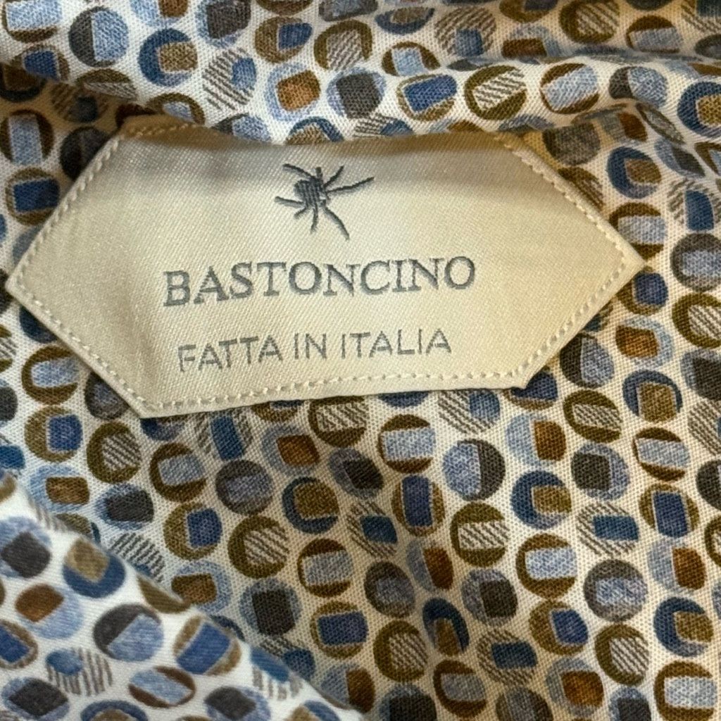 J Brand Bastoncino Men’s Sz M Cotton Shirt Italy Pattern Button Down Size US M / EU 48-50 / 2 - 4 Thumbnail