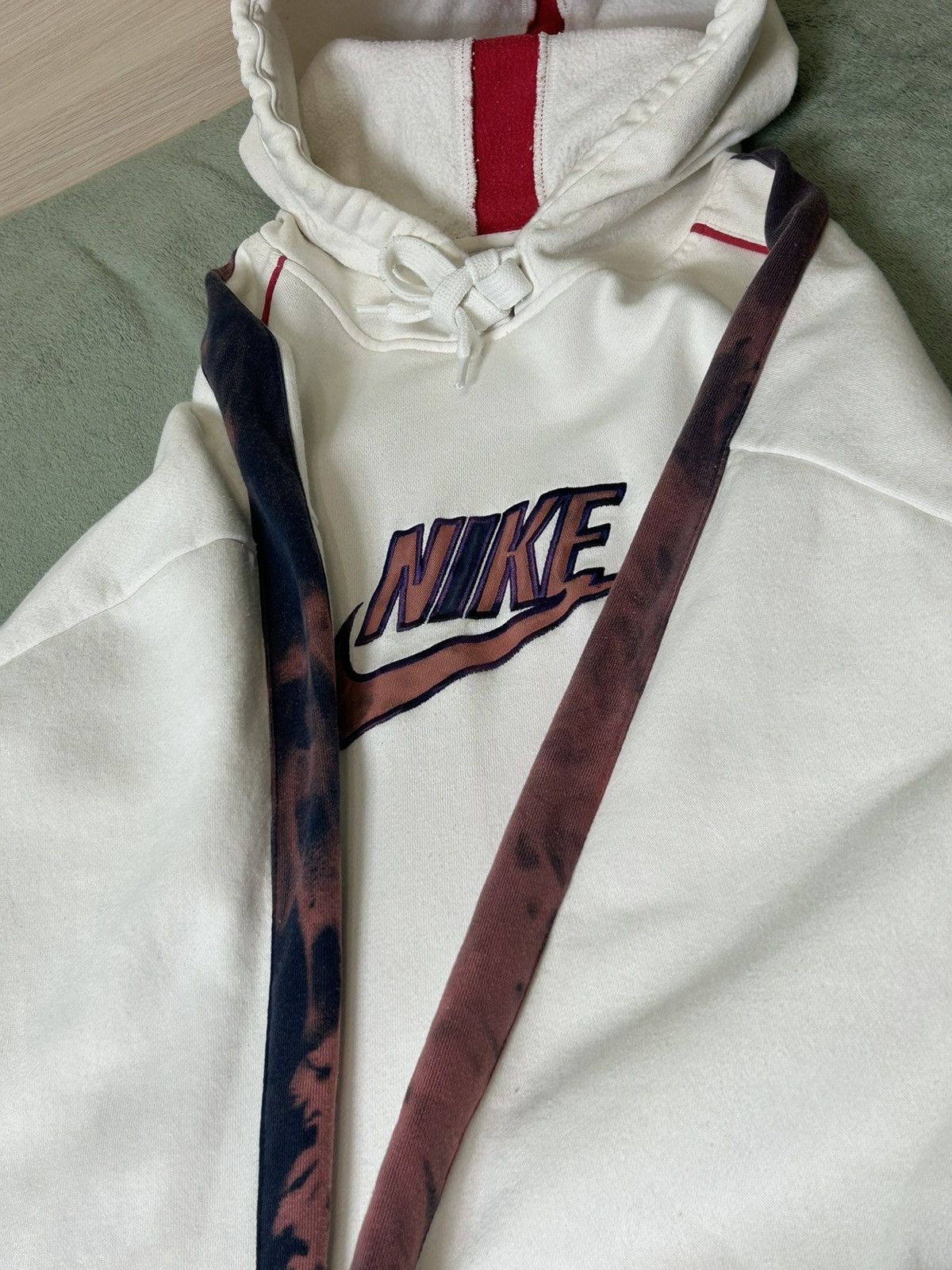 Nike × Vintage Vintage Nike big logo hoodie Size US XXL / EU 58 / 5 - 2 Thumbnail