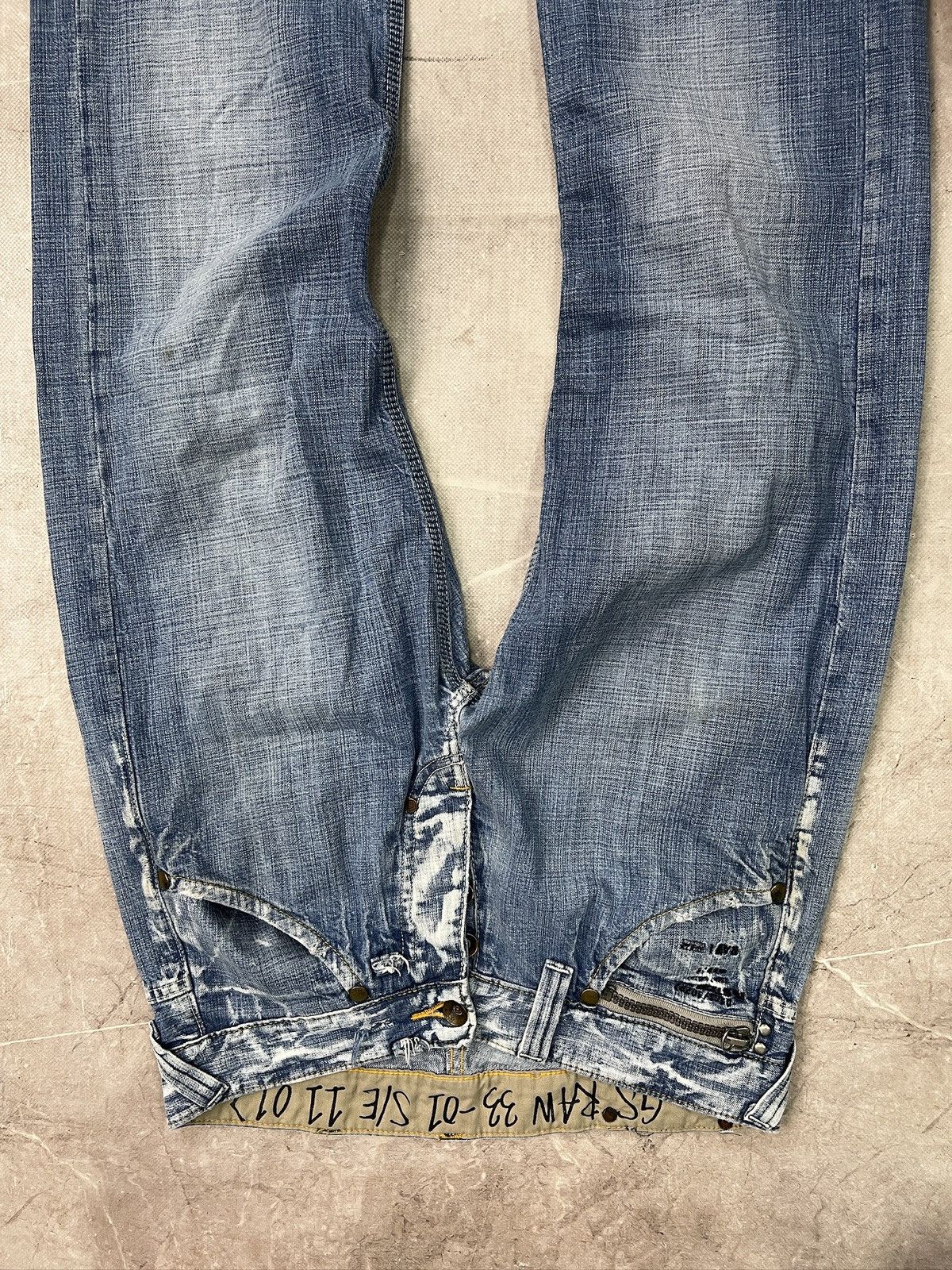 G-Star Distressed G star Raw washed jeans y2k hype archive Size US 32 / EU 48 - 2 Thumbnail