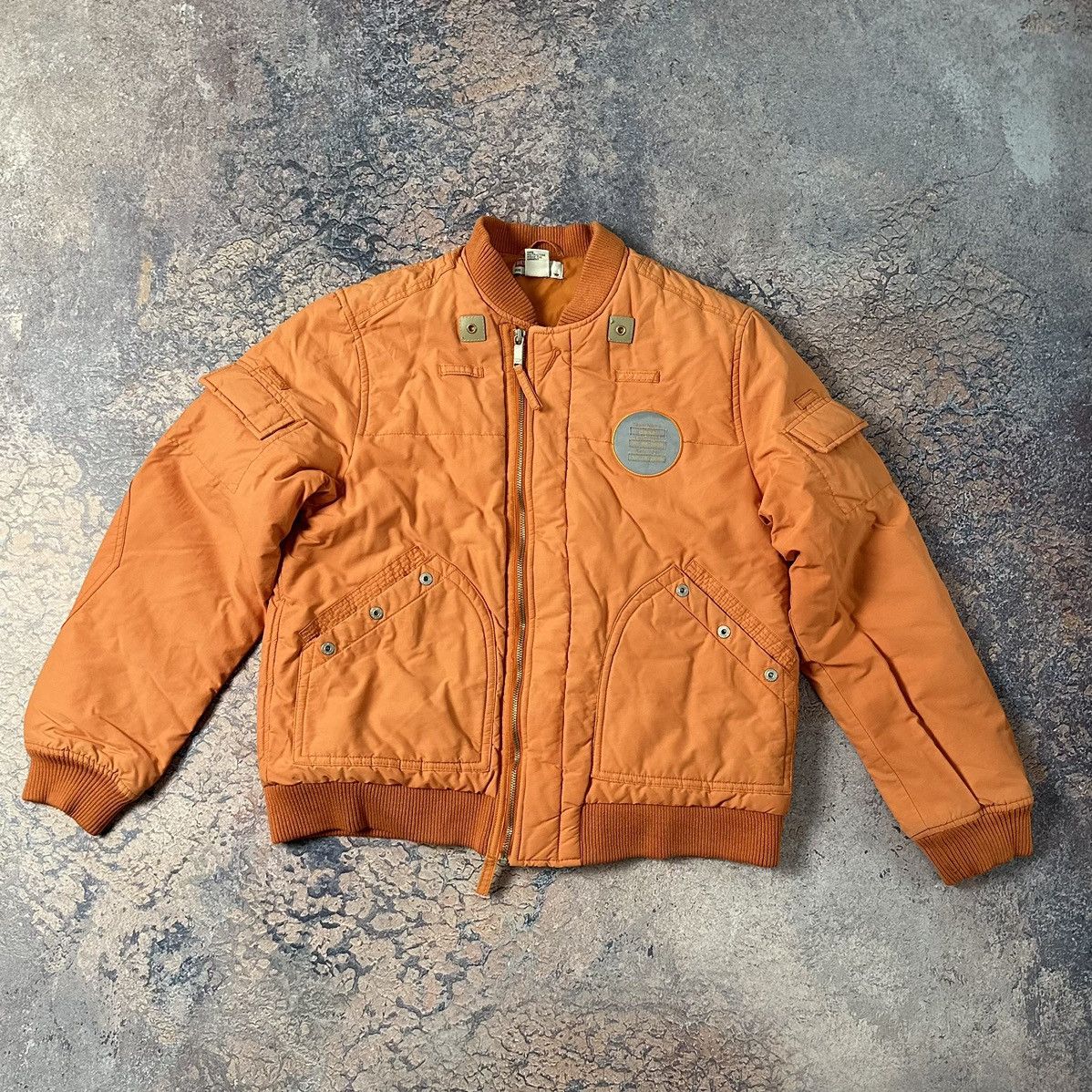 Diesel Y2K Diesel Vintage Bomber Big Logo Faded Archive | Grailed