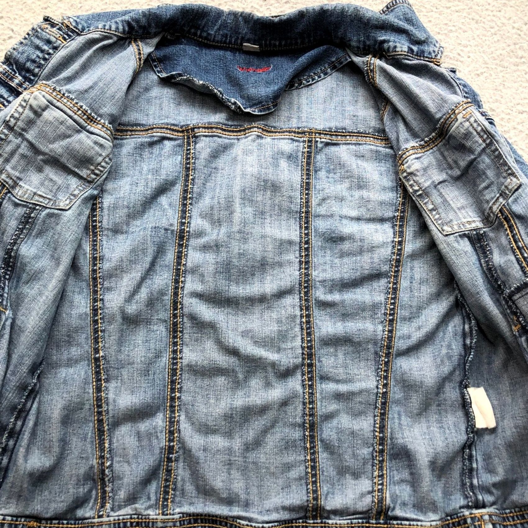 Wrangler VINTAGE Wrangler Denim Jean Trucker Jacket Womens S Long Sleeve Button Pockets Blue 90s Classic Casual Mens Womens Girls? Size S / US 4 / IT 40 - 6 Thumbnail
