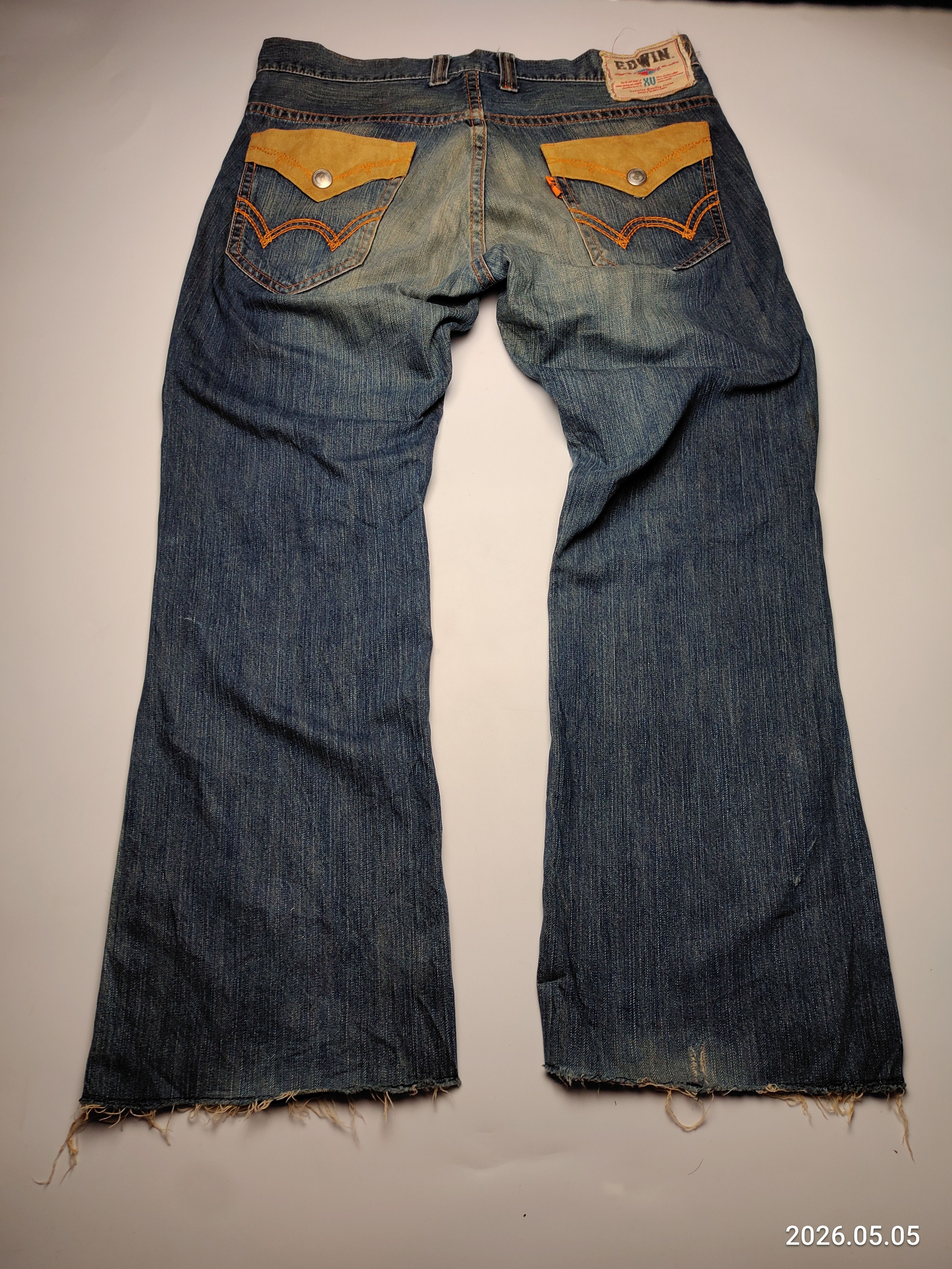 Edwin Edwin XV Exclusive Vintage Distressed Denim Pants Size US 36 / EU 52 - 2 Thumbnail