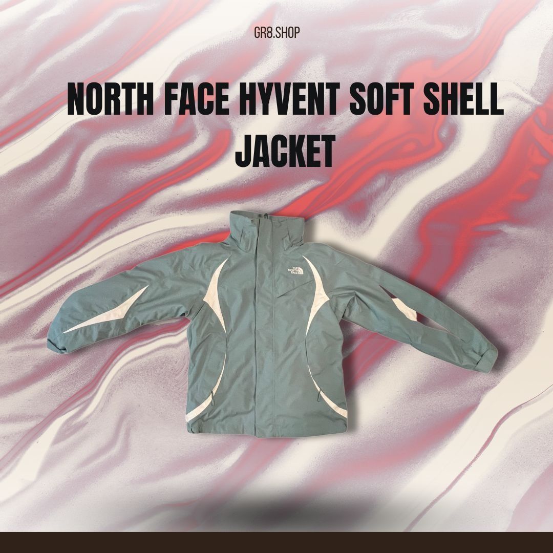 The North Face The North Face Womens Hyvent Soft Shell Jacket S Green Water Size S / US 4 / IT 40 - 1 Thumbnail