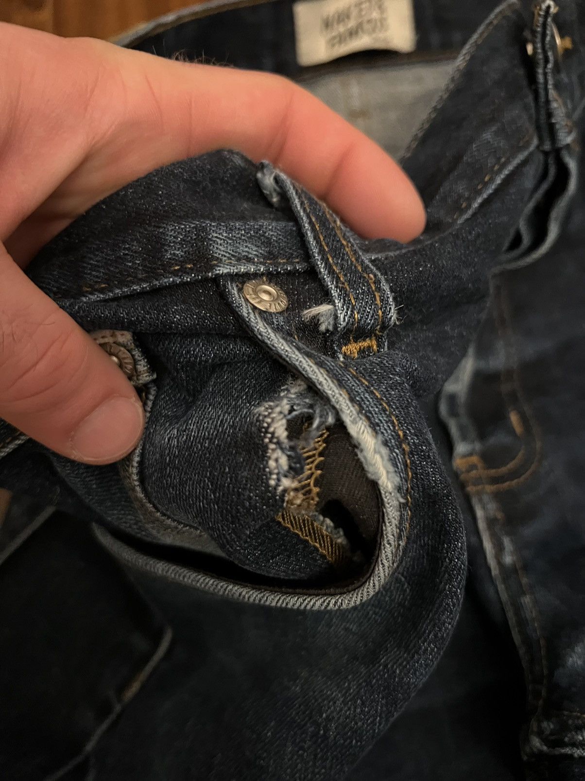 Naked & Famous Naked & Famous OTR Nightshade Stretch Selvedge Jeans Size US 38 / EU 54 - 7 Thumbnail