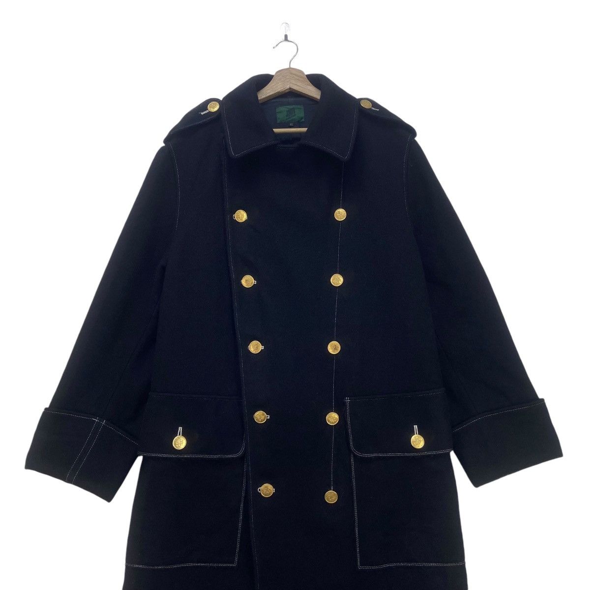 Jean Paul Gaultier Jean Paul Gaultier 'Hiver' 1989-90 Military Wool Overcoat Size US M / EU 48-50 / 2 - 4 Thumbnail