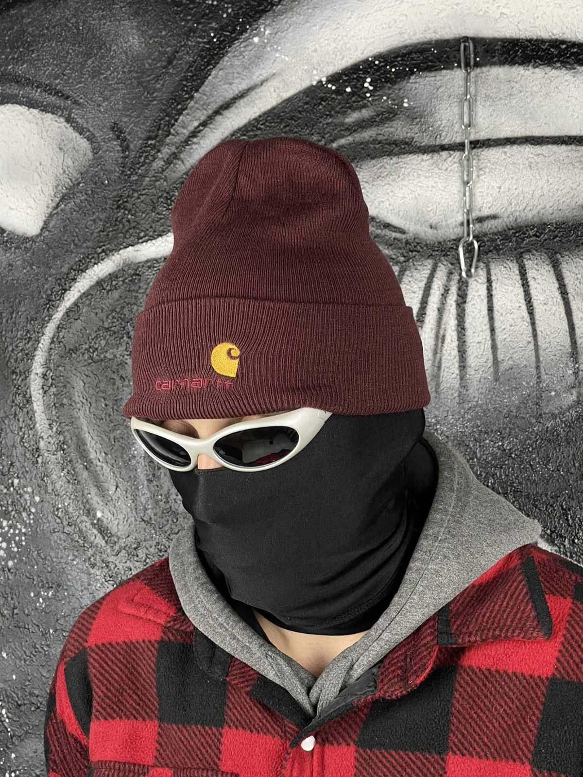 Carhartt × Vintage Carhartt Squad Beanie One Size Hat Size ONE SIZE - 2 Thumbnail