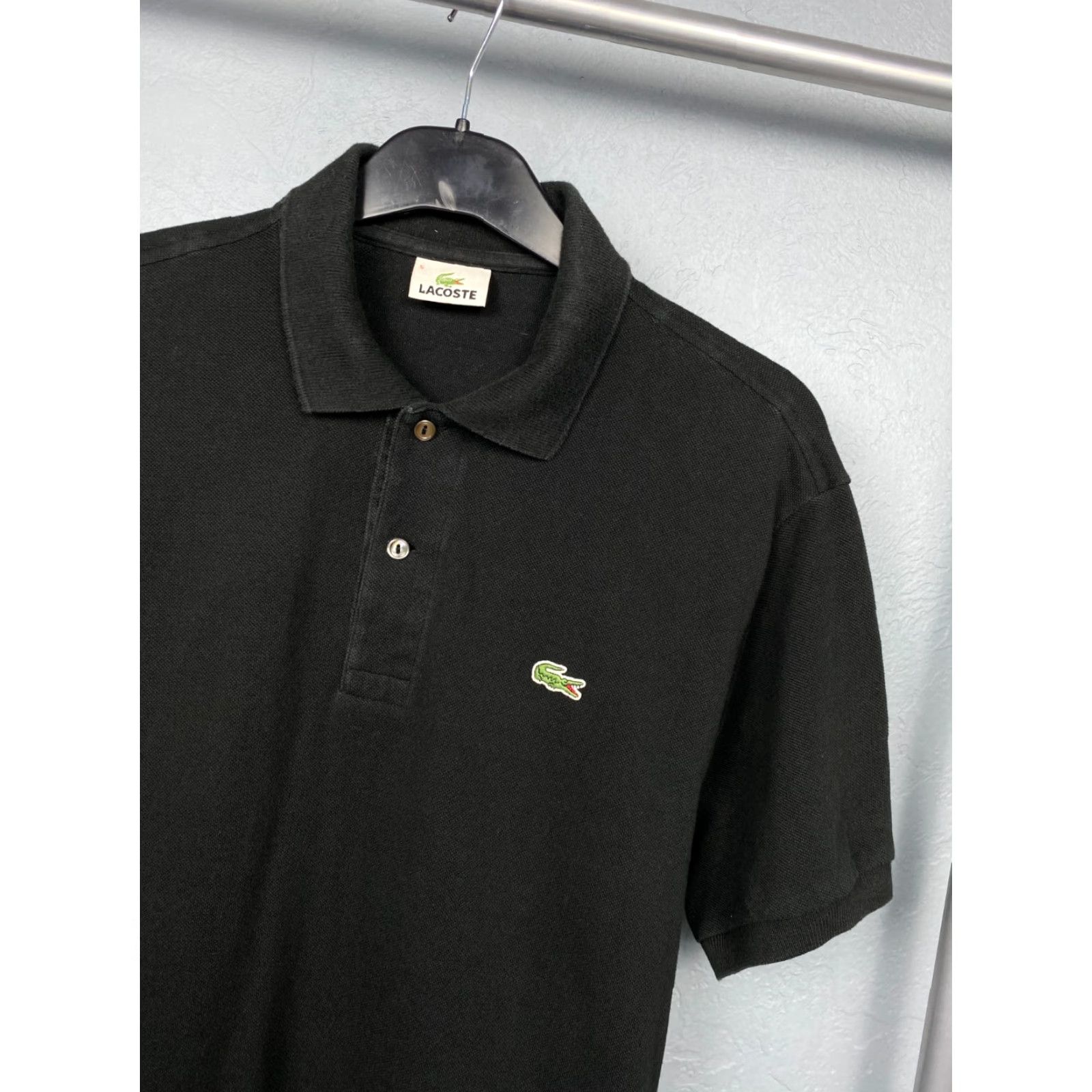 Lacoste Lacoste Vintage Mens Polo Shirt Size 5 L Black Polo Mens Vintage Lacoste Shirt L XS? Size US L / EU 52-54 / 3 - 2 Thumbnail