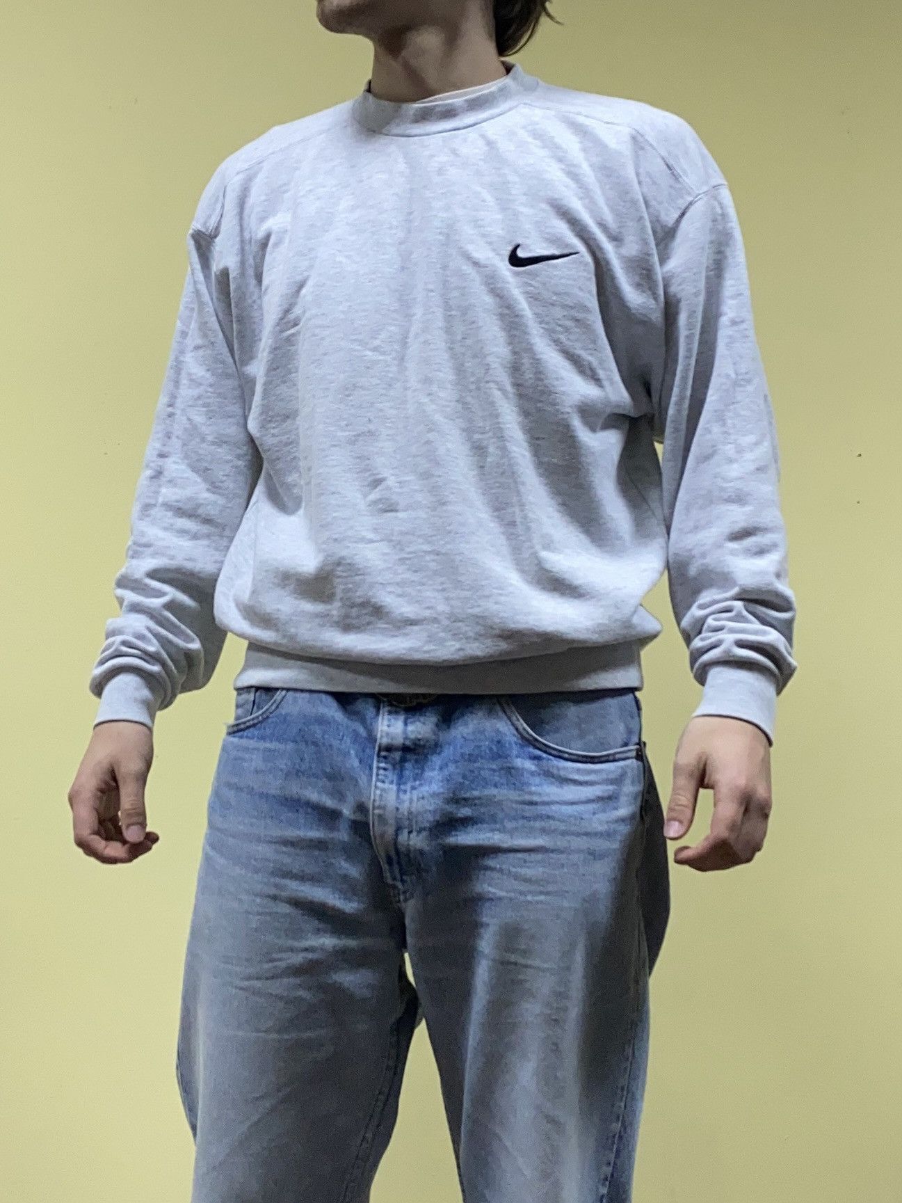 Nike Nike 1990 dead stock vintage swoosh boxy fit sweatshirt Size US M / EU 48-50 / 2 - 2 Thumbnail