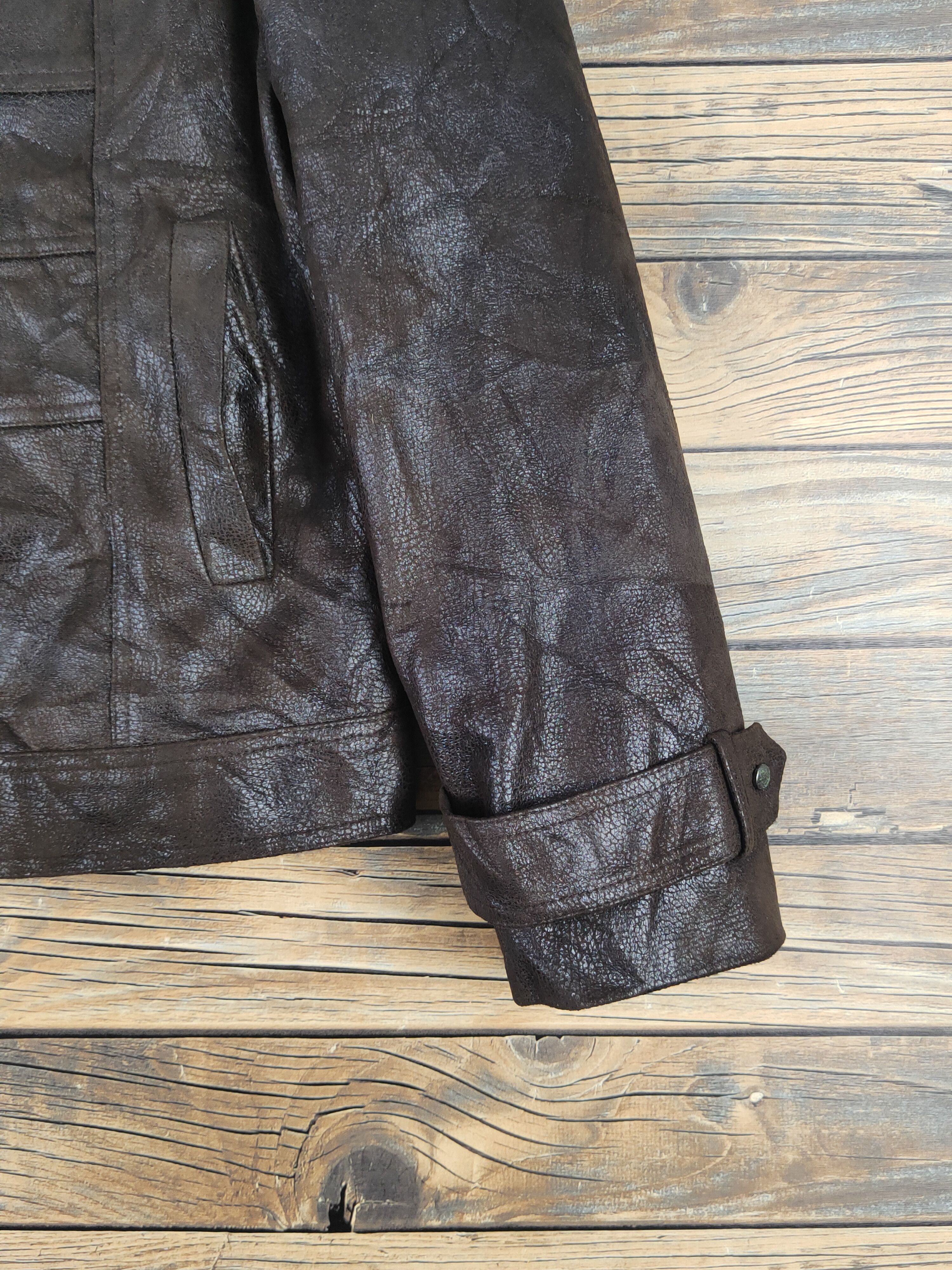 Japanese Brand Japanese Brand Dark Brown Leather Jackets #W1116 Size US S / EU 44-46 / 1 - 6 Thumbnail