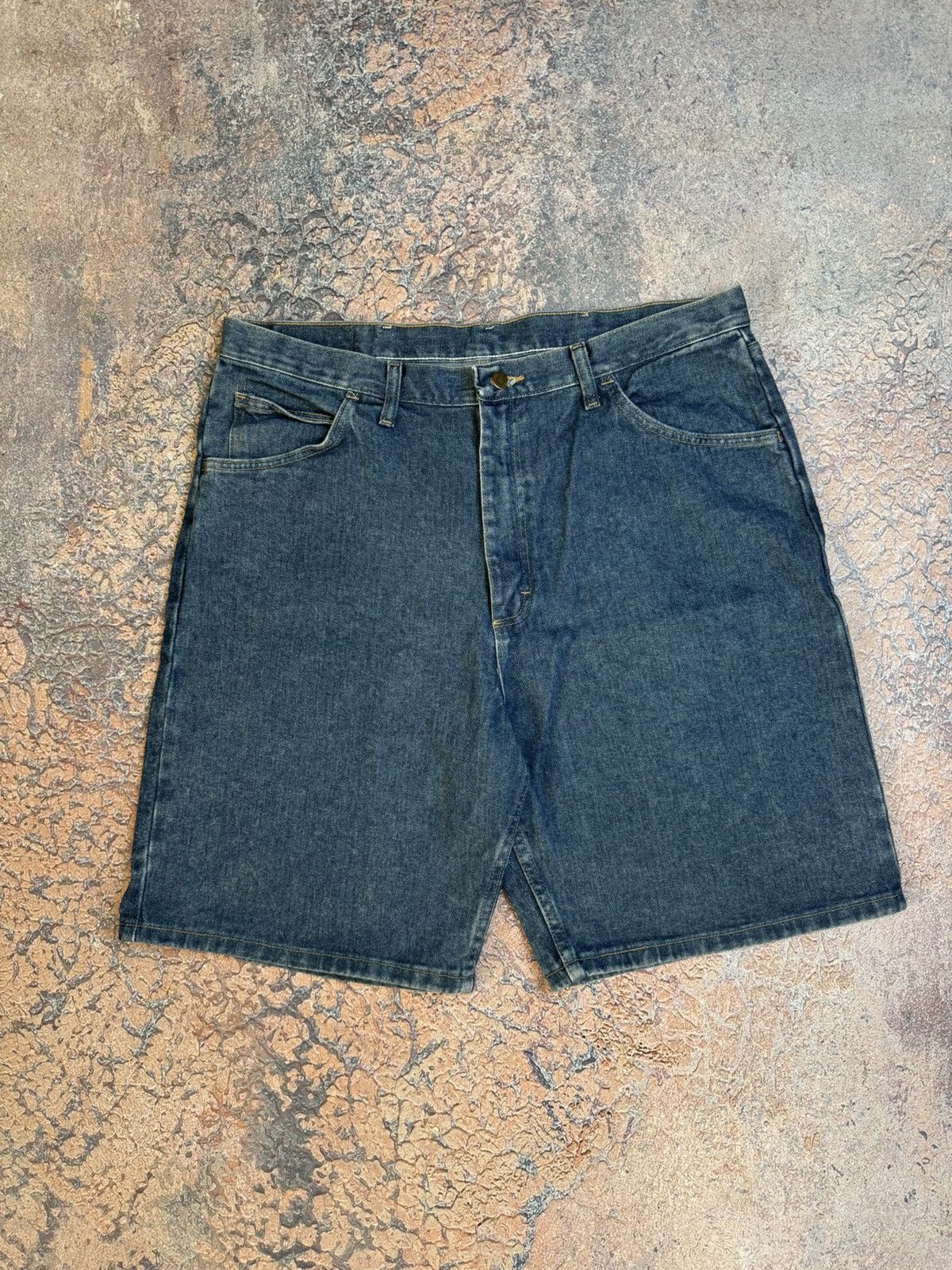 Vintage × Wrangler Vintage Y2K Wrangler Jorts Jean Essential Shorts Size US 36 / EU 52 - 2 Thumbnail