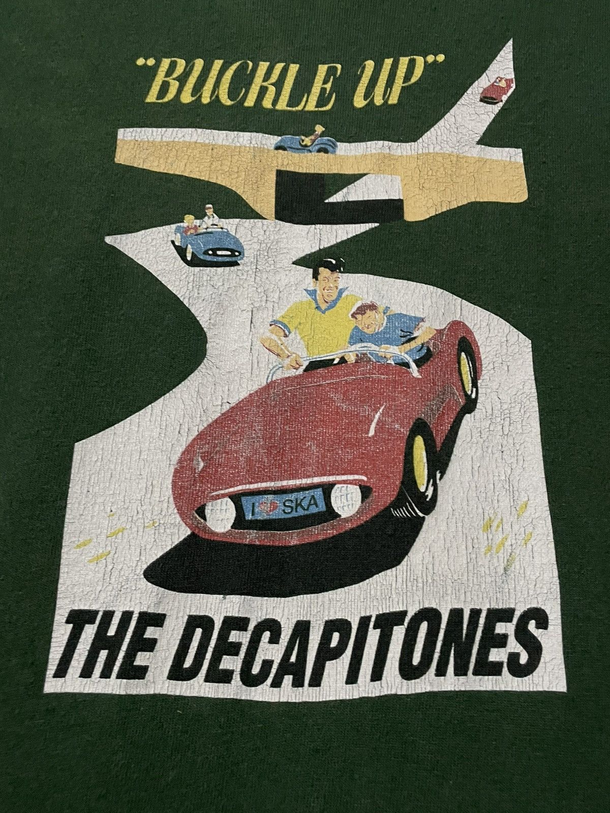 Vintage Vintage 90s The Decapitones Buckle Up Og Ska Single Stitch Size US M / EU 48-50 / 2 - 8 Thumbnail