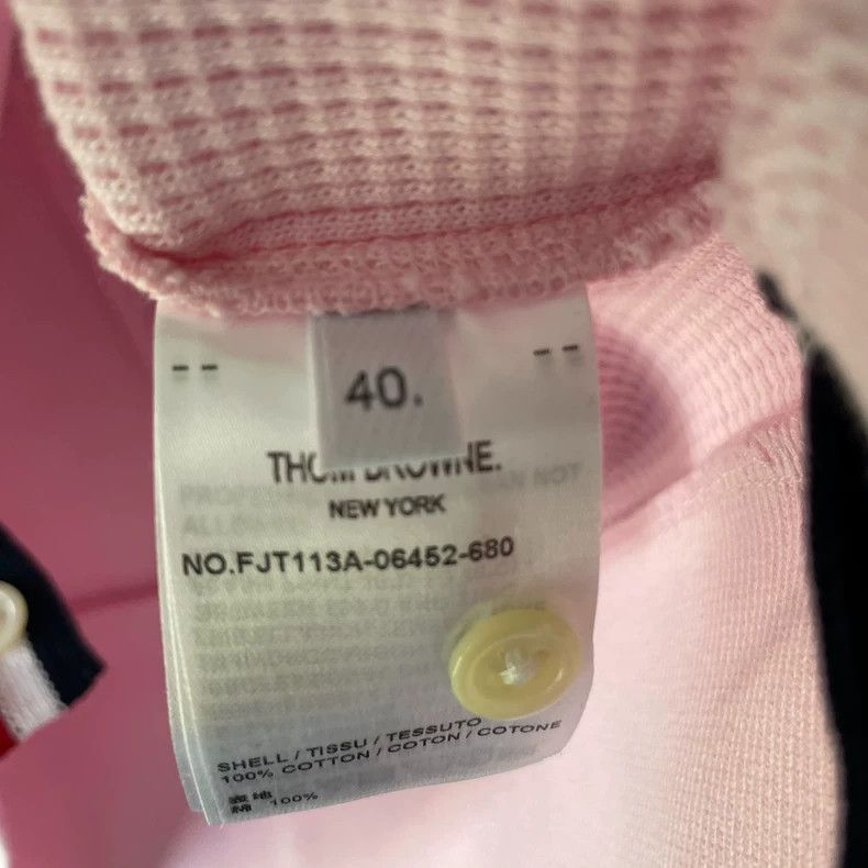 Thom Browne Thom Browne Pink round neck hoodie Size S / US 4 / IT 40 - 5 Thumbnail