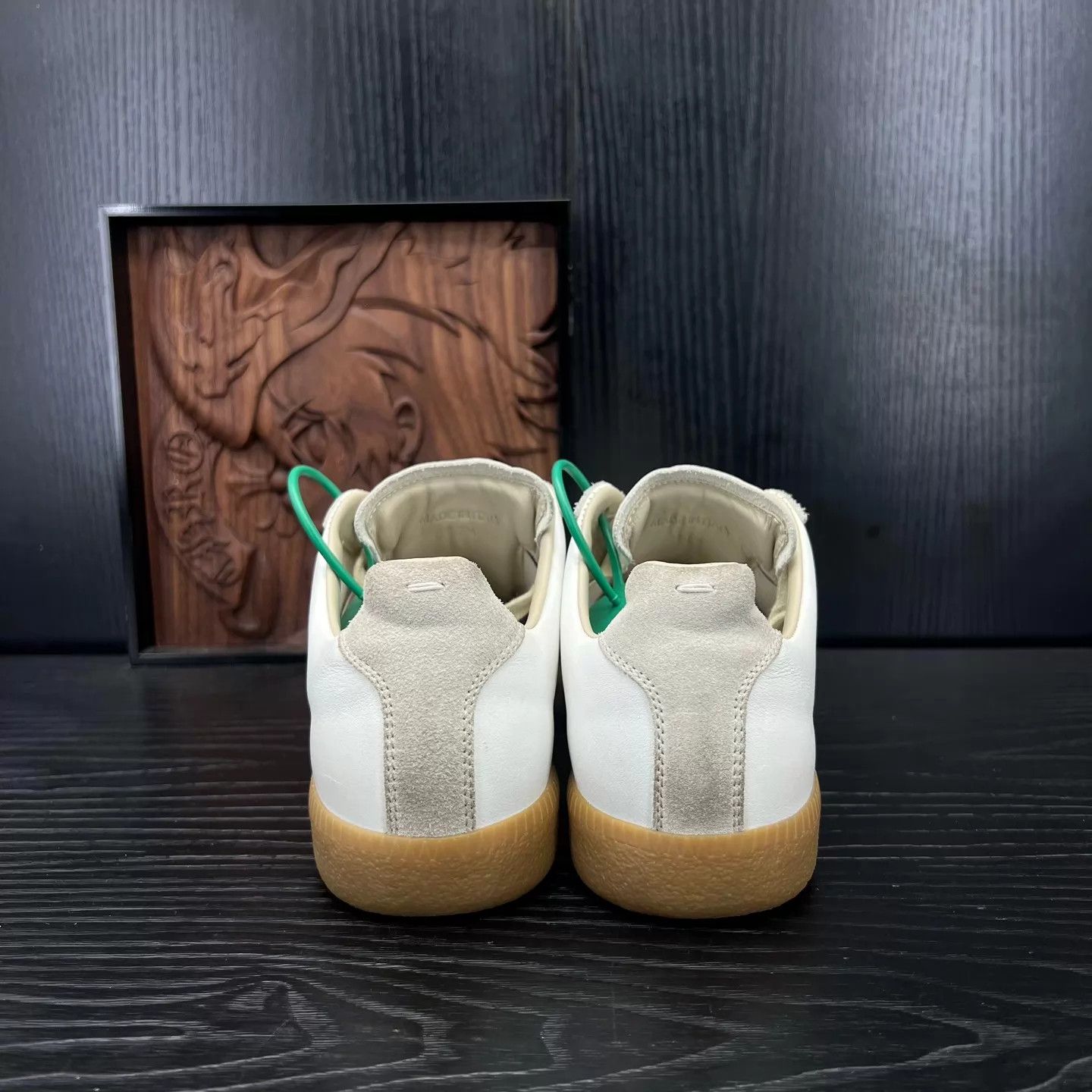 Maison Margiela Maison Margiela German Trainer White Gray 37.5 Size US 7 / IT 37 - 5 Thumbnail