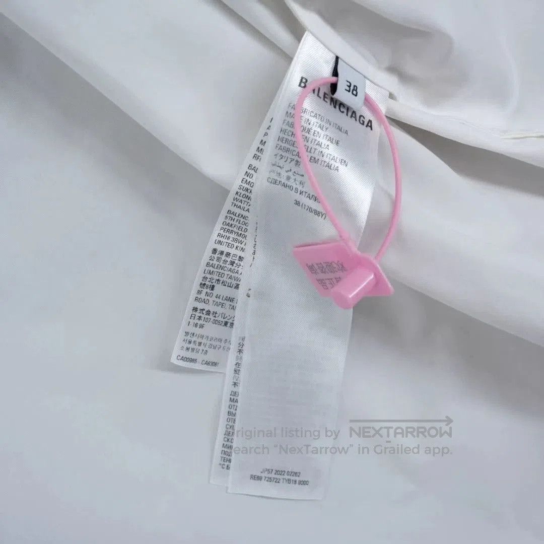 Balenciaga Balenciaga White Ink Letter Shirt. Size US M / EU 48-50 / 2 - 7 Thumbnail