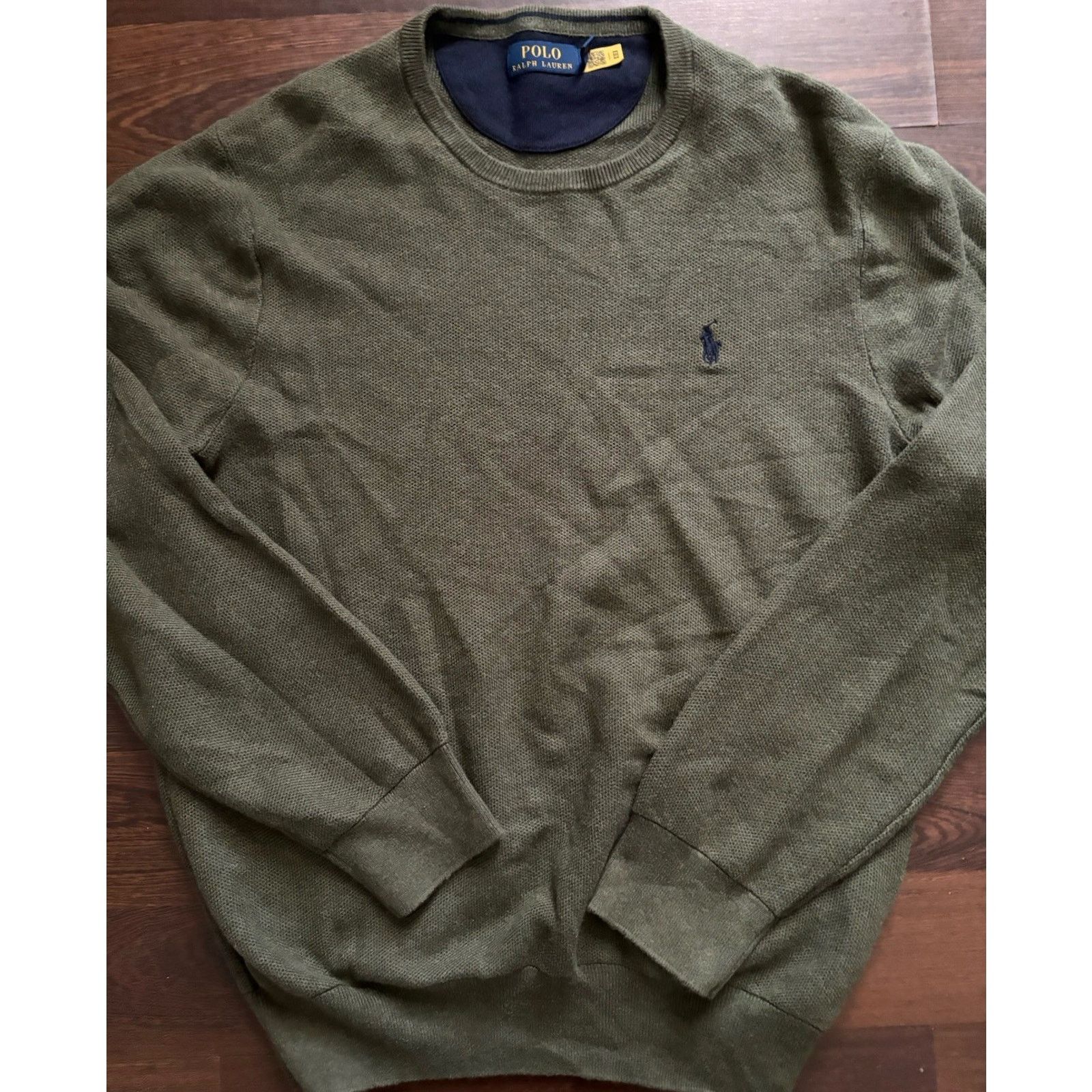 Ralph Lauren 2022Polo R.L Mesh-Knit Cotton Crewneck Sweater Mens Size M Size US M / EU 48-50 / 2 - 4 Thumbnail
