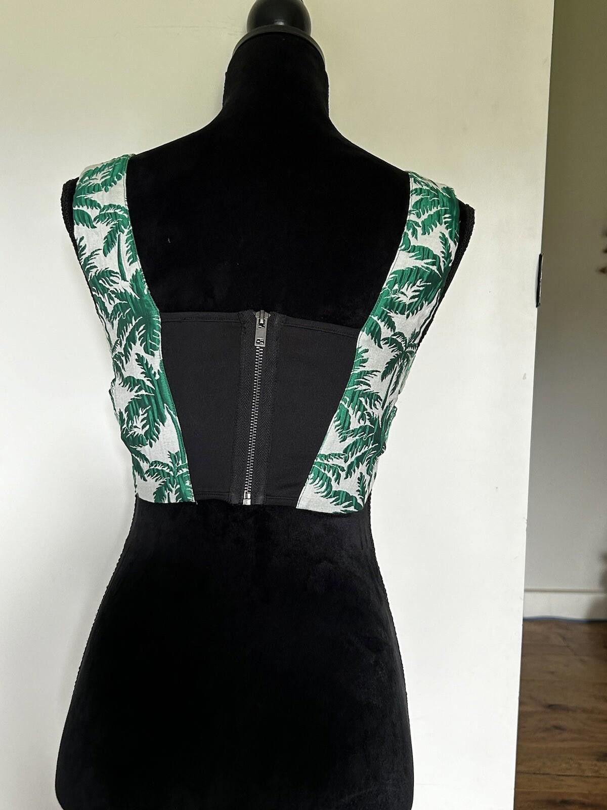 Topshop Topshop Crop Top Palm Tree Cut Out New - Size 10 (006) Size M / US 6-8 / IT 42-44 - 8 Thumbnail