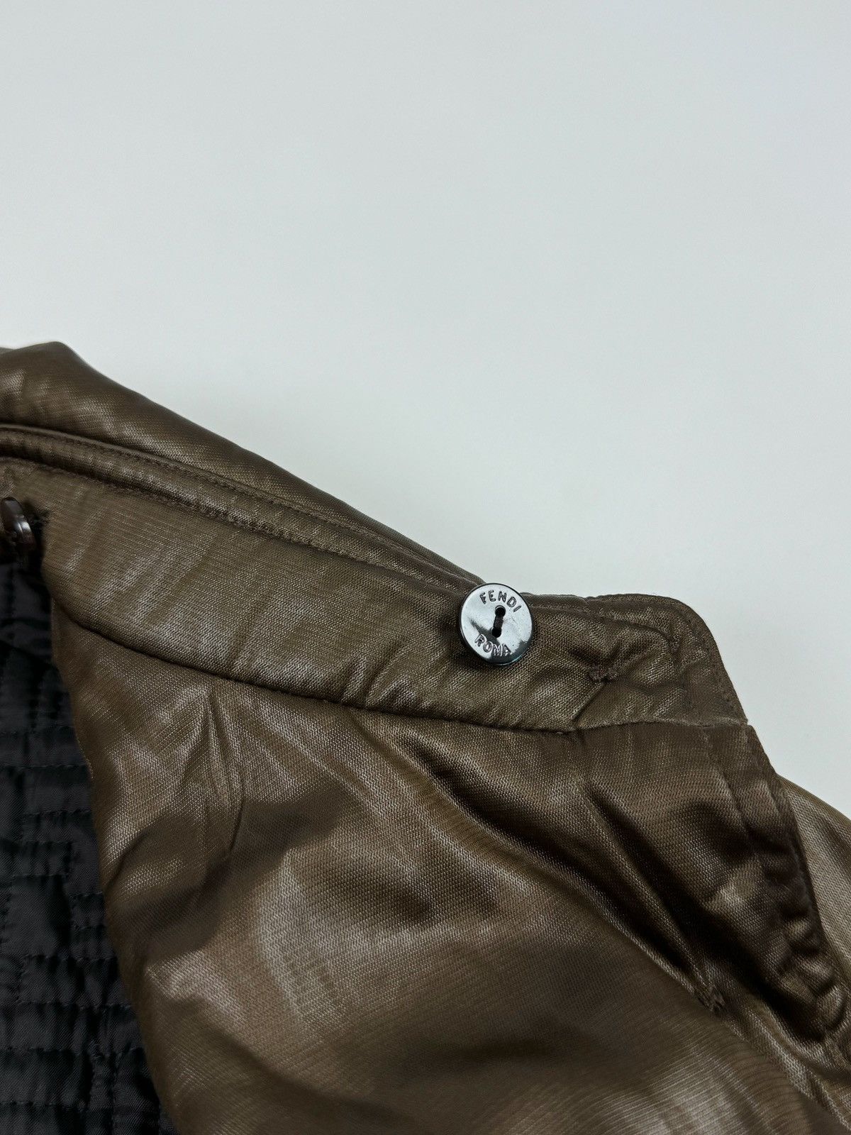 Fendi 1990’s Vintage Fendi 365 Midi Coat Made in Italy Size M / US 6-8 / IT 42-44 - 21 Thumbnail