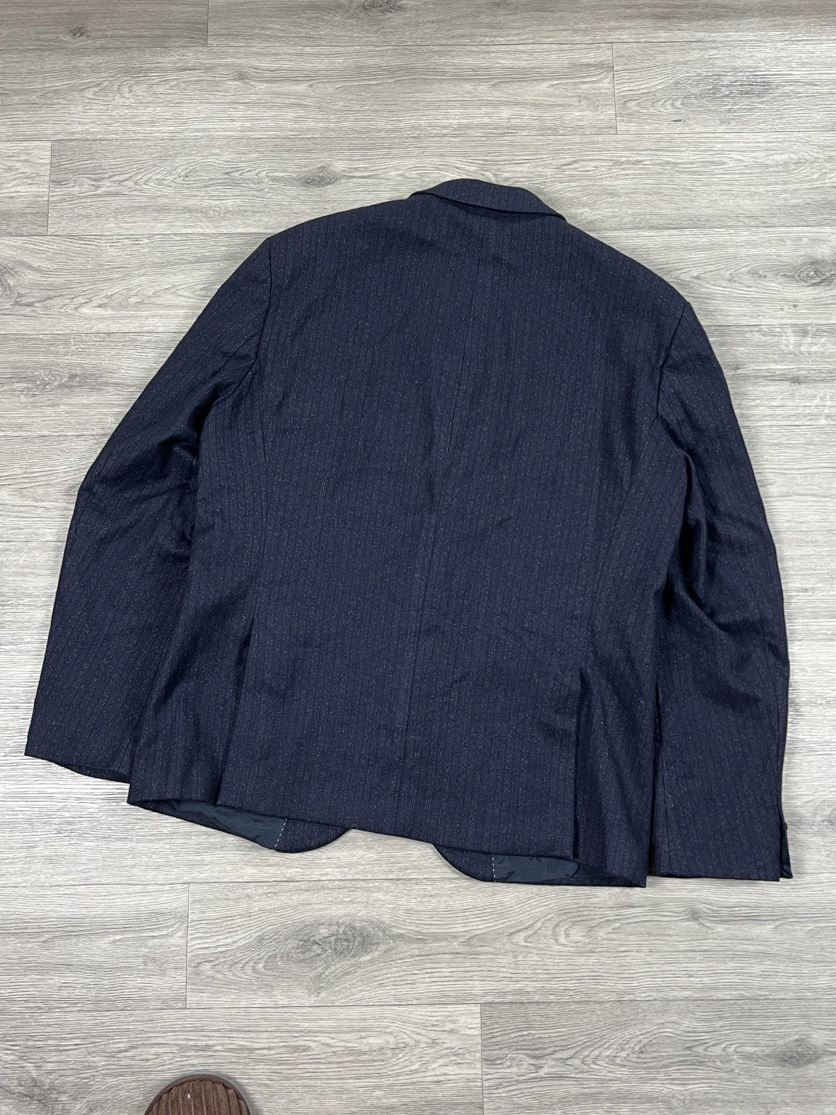 Neil Barrett Neil Barrett Navy and White Wool Pinstripe Suit Mens Size 56 Size 46R - 12 Thumbnail