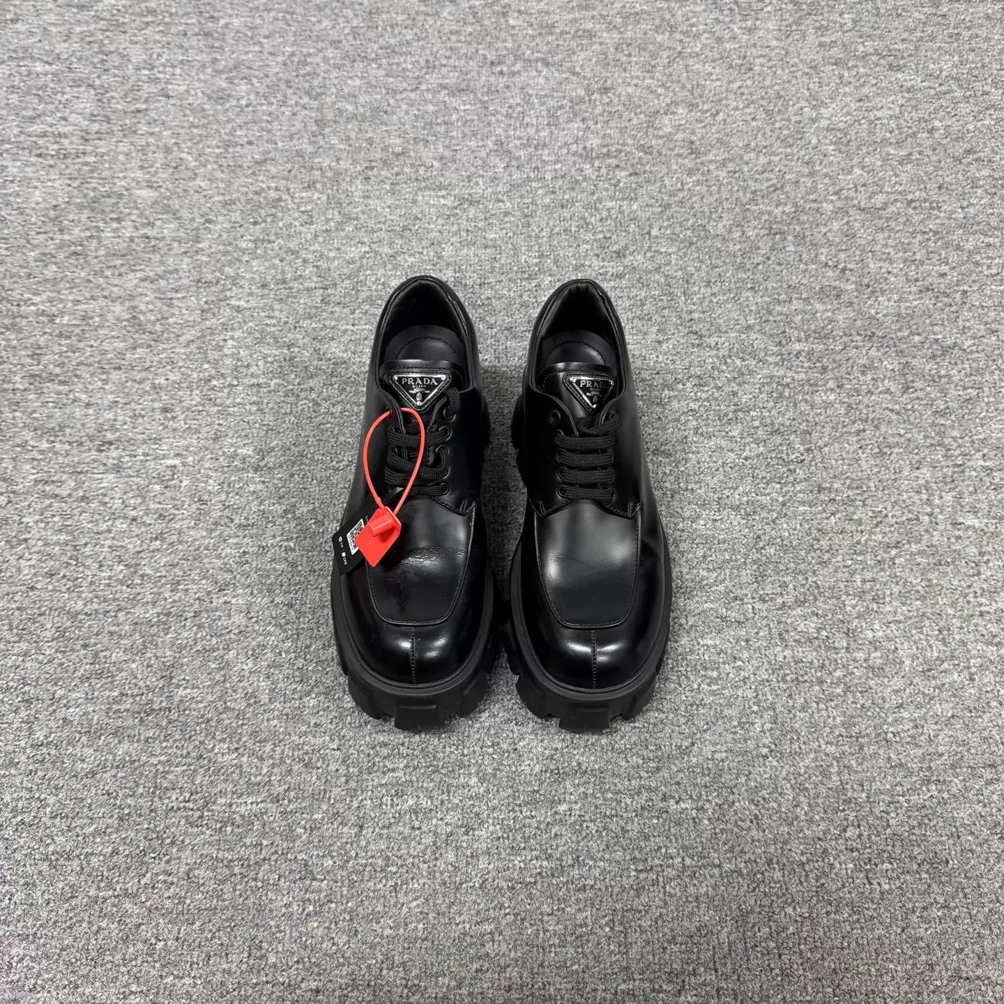Prada Prada Triangle Logo Thick Sole Women's Loafer Size US 5.5 / IT 35.5 - 2 Thumbnail