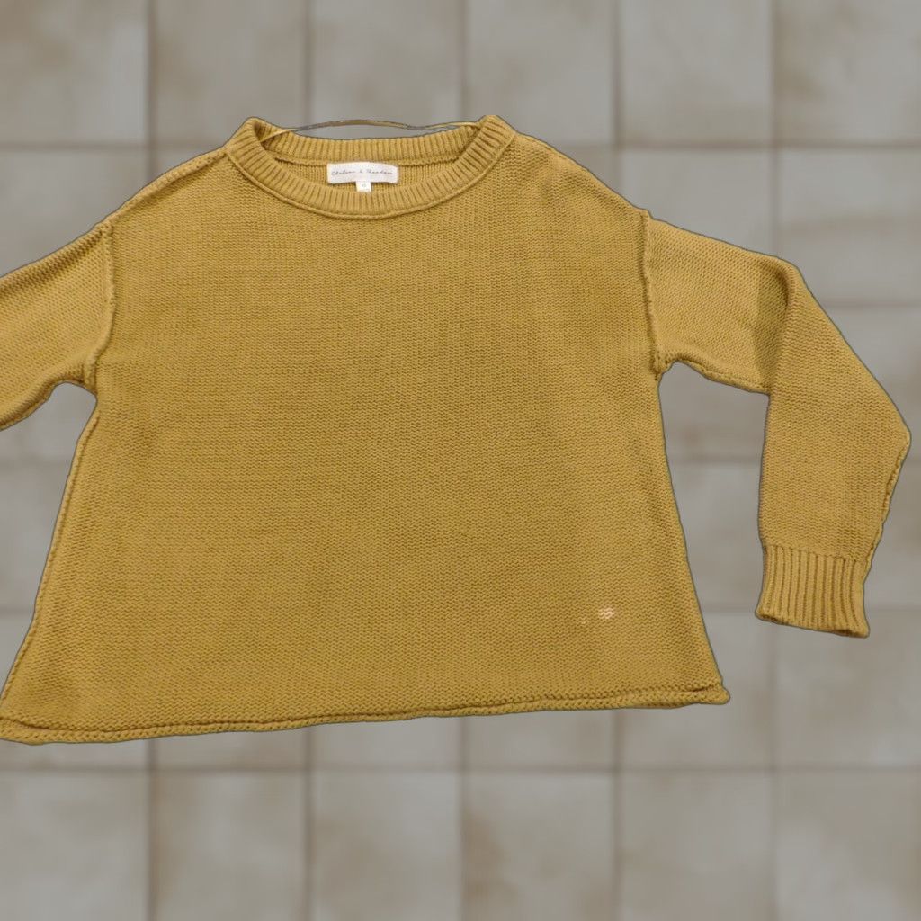 Vintage Chelsea & Theodore Womens Sweater XS Green Crew Neck Pullover Knit Cable Knit Raglan Sleeve Button Accent Lightweight Compact Pullover Vintage: No Size XS / US 0-2 / IT 36-38 - 1 Thumbnail