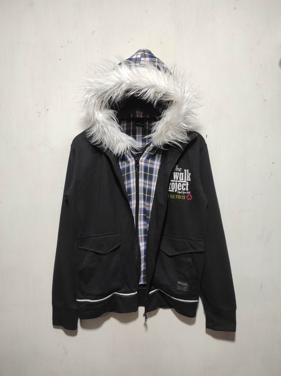 Airwalk Airwalk double layer zip Fur hoodie LGB style Size US M / EU 48-50 / 2 - 2 Thumbnail