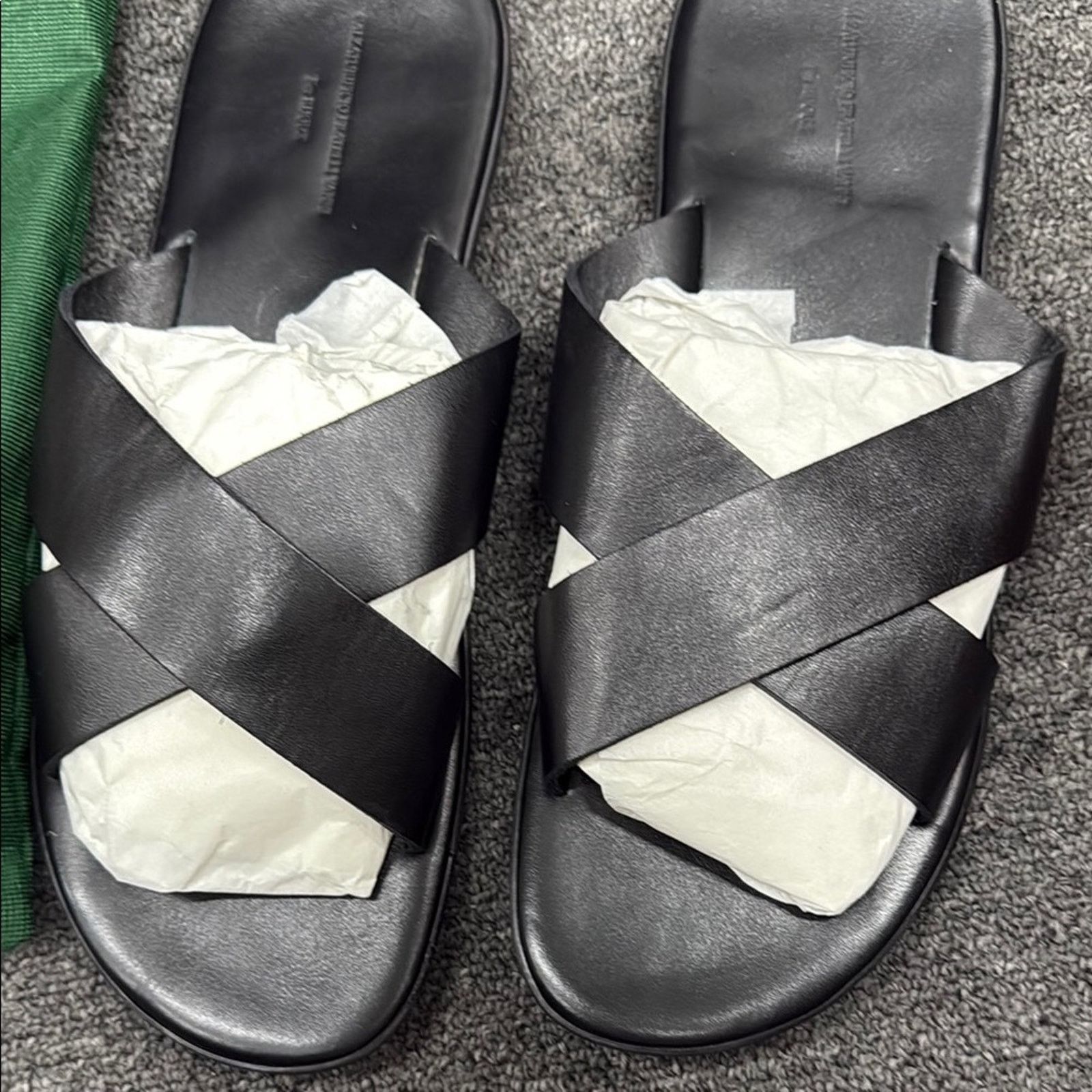 Other NWT Fratelli Vanni rijoux Black Leather Sandals US 12 EU 45 Size US 12 / IT 42 - 2 Thumbnail