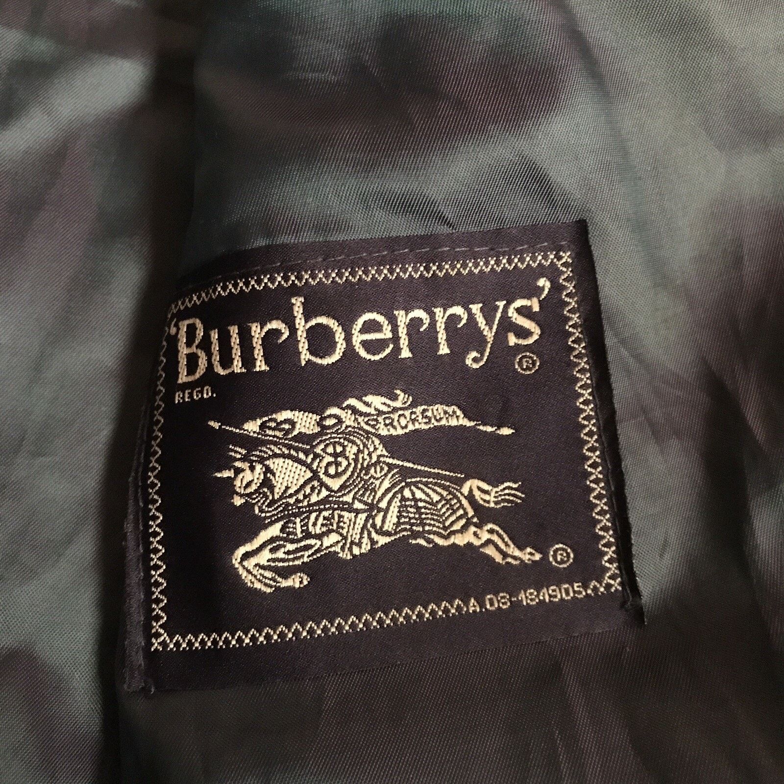 Burberry VINTAGE Burberry coat blazer wool cashmere men’s blue navy Size US L / EU 52-54 / 3 - 10 Thumbnail