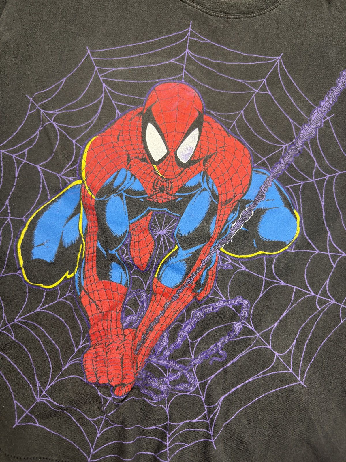 DC Comics Spiderman - 90’s Huge Frontprint Single Stitch T-shirt Size US M / EU 48-50 / 2 - 3 Thumbnail