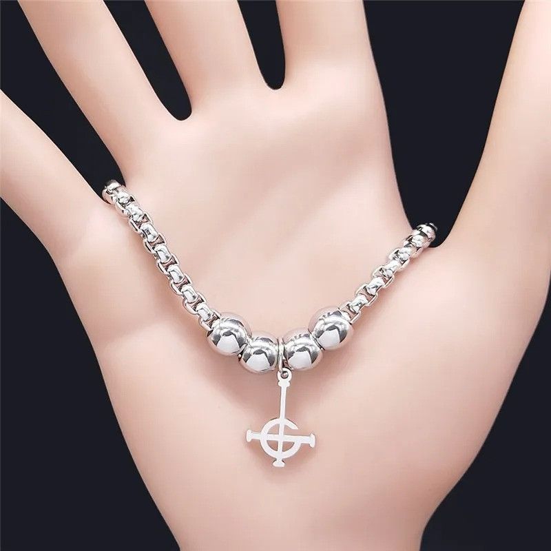 Jewelry Ghost Stainless Steel Bracelet Size ONE SIZE - 3 Thumbnail