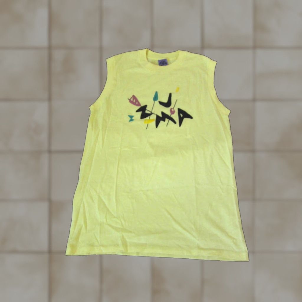 Vintage VINTAGE Zuma Shirt Mens L Yellow USA 80s Surf Skate Surfing Tank Shirt T-Shirt Clothing Athletic Mens Size US L / EU 52-54 / 3 - 1 Thumbnail
