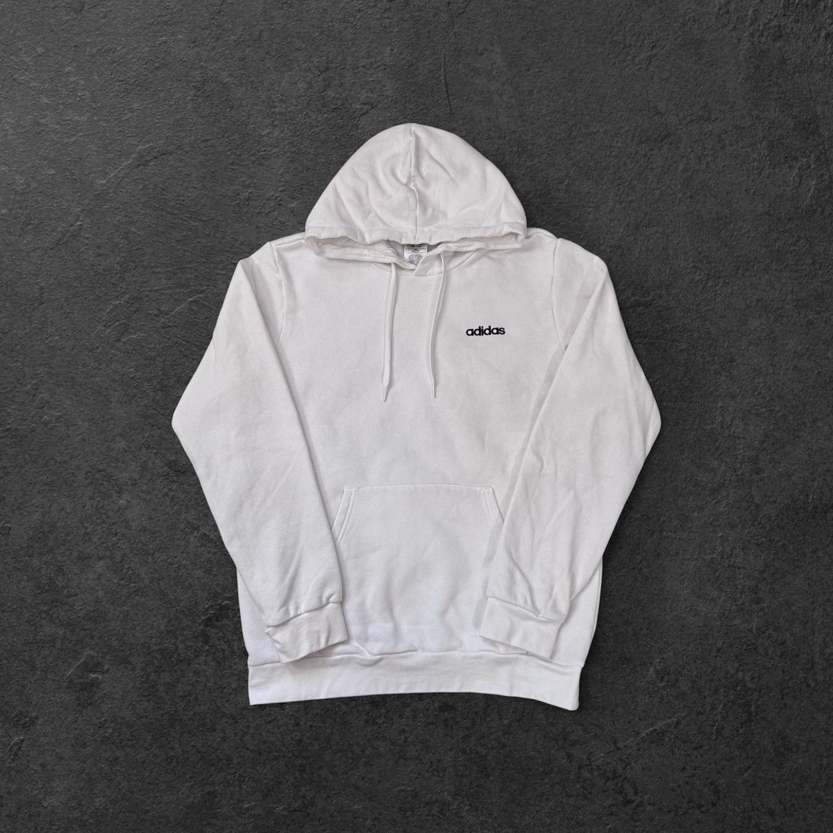 Adidas Adidas white hoodie with embroidered logo Size US L / EU 52-54 / 3 - 1 Thumbnail