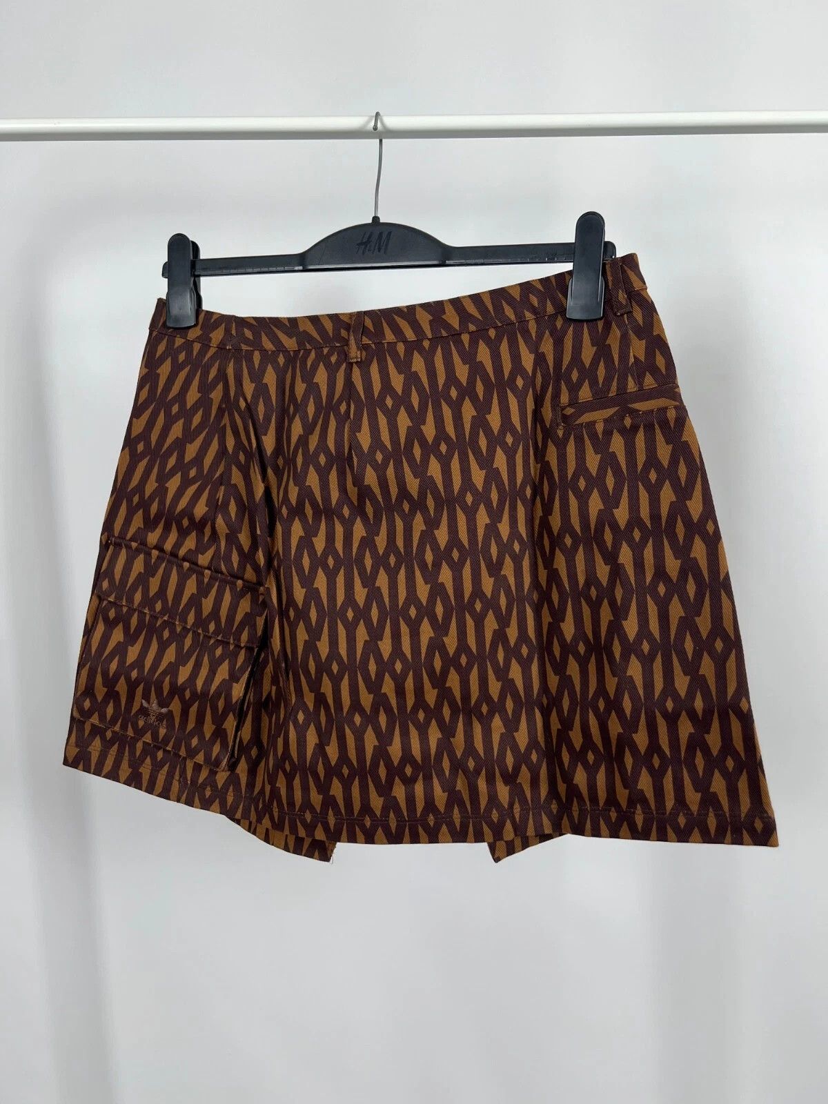 Adidas × Ivy Park Ivy Park X Adidas Monogram Jeans Short Skirt Wild Brown Size 36" / US 14 / IT 50 - 8 Thumbnail