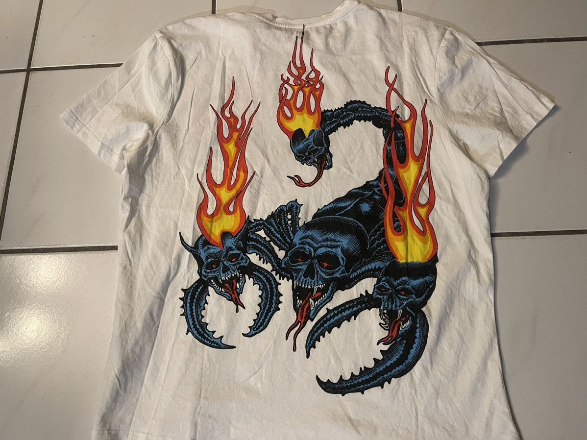 Allsaints ALL SAINTS Men’s Stinger White Scorpion T-shirt Size Medium Size US M / EU 48-50 / 2 - 7 Thumbnail