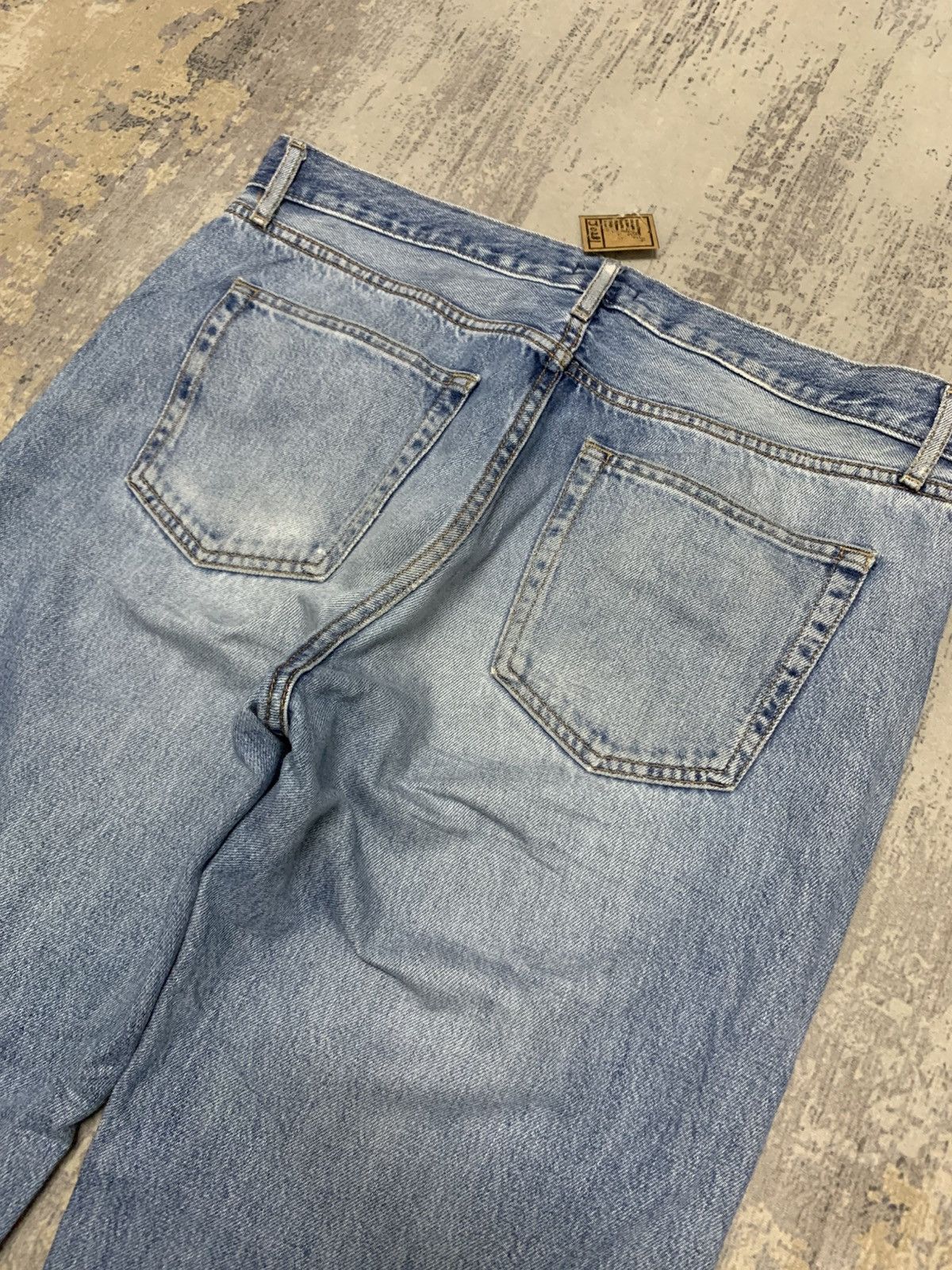 Uniqlo GRUNGE Vtg Uniqlo Rusty Distress Regular Fit Straight Size US 34 / EU 50 - 9 Thumbnail