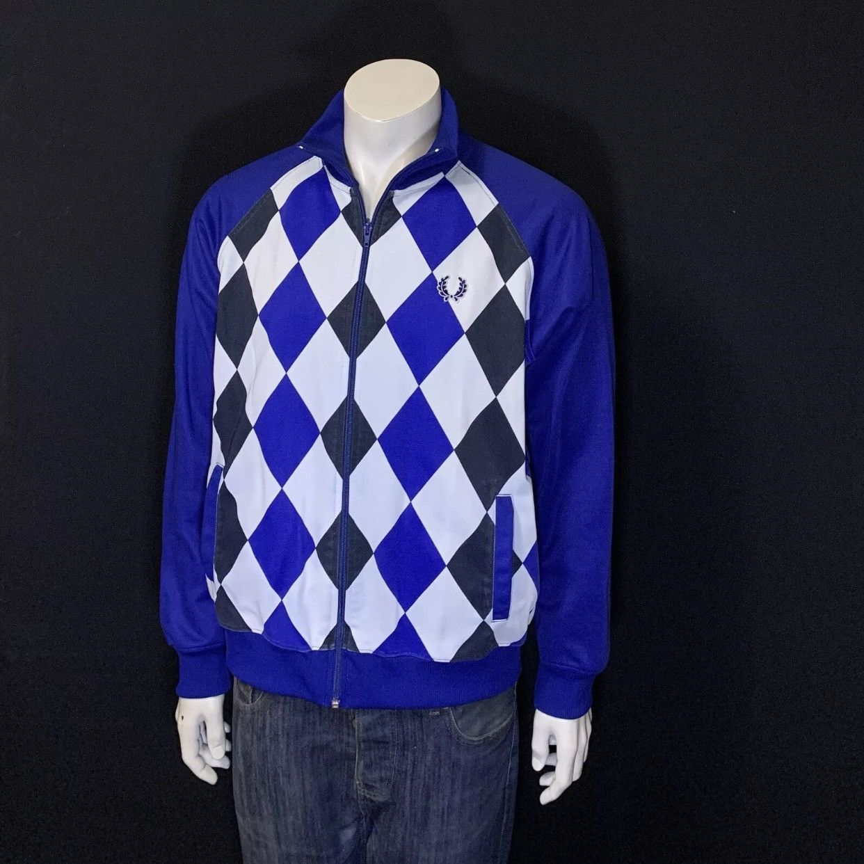 Fred Perry × Vintage 80s 90s Vintage Fred Perry Track Jacket Mods Skins Casuals Size US L / EU 52-54 / 3 - 1 Thumbnail