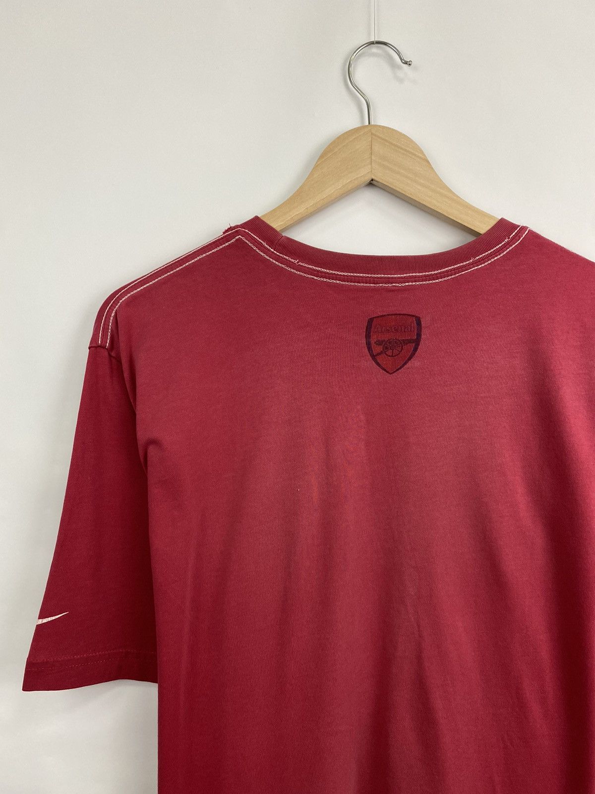 Nike × Vintage 💀 Y2K Nike Arsenal Skull Jersey Football T-Shirt Rare Retro Size US XL / EU 56 / 4 - 7 Thumbnail