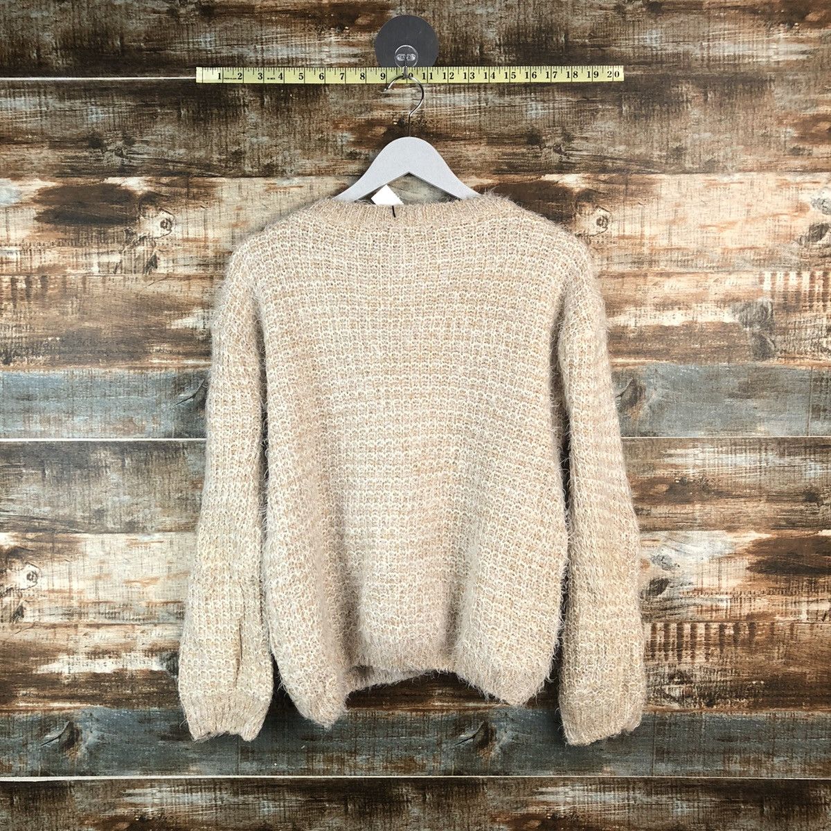Homespun Knitwear DLL Park Girl Brown shaggy fur Mohair Knitwear #C375 Size M / US 6-8 / IT 42-44 - 12 Thumbnail